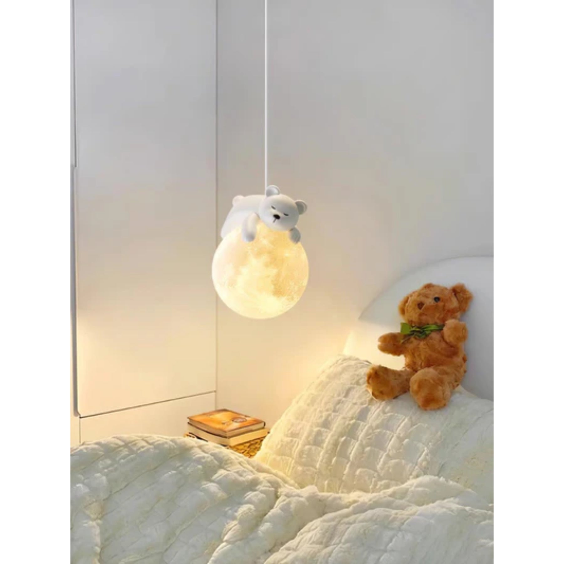 Reclining Panda Pendant Light