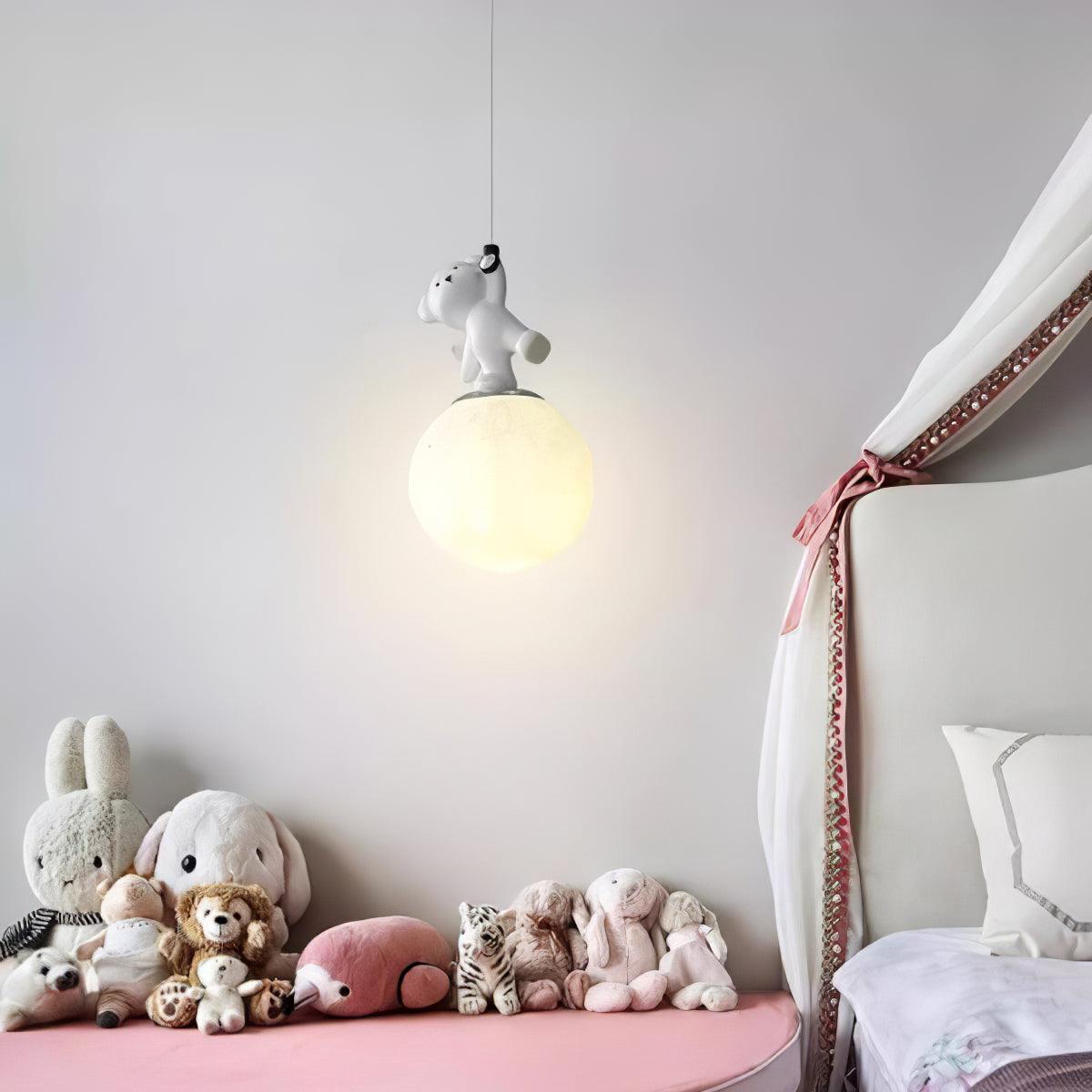 Standing Panda Pendant Light