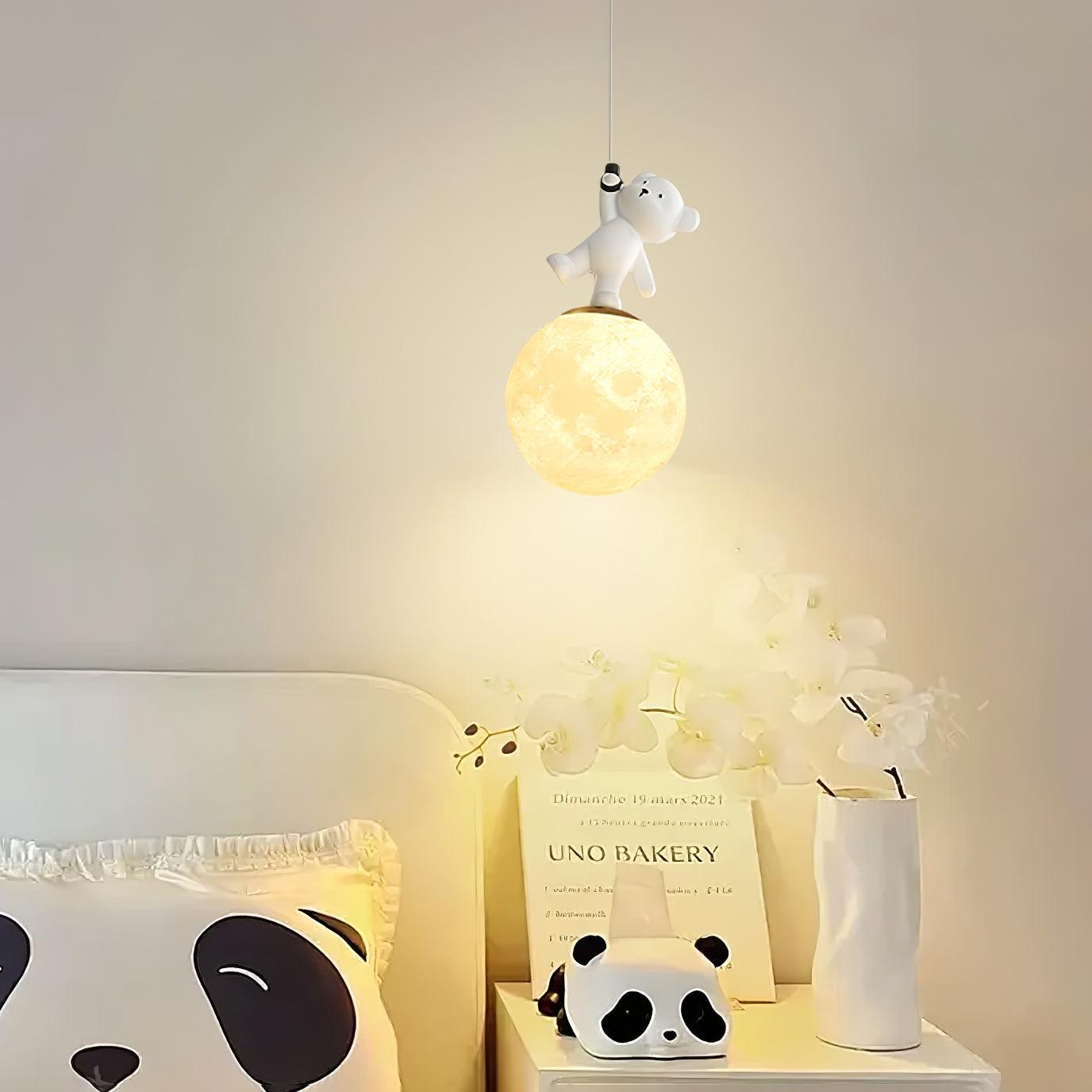 Standing Panda Pendant Light
