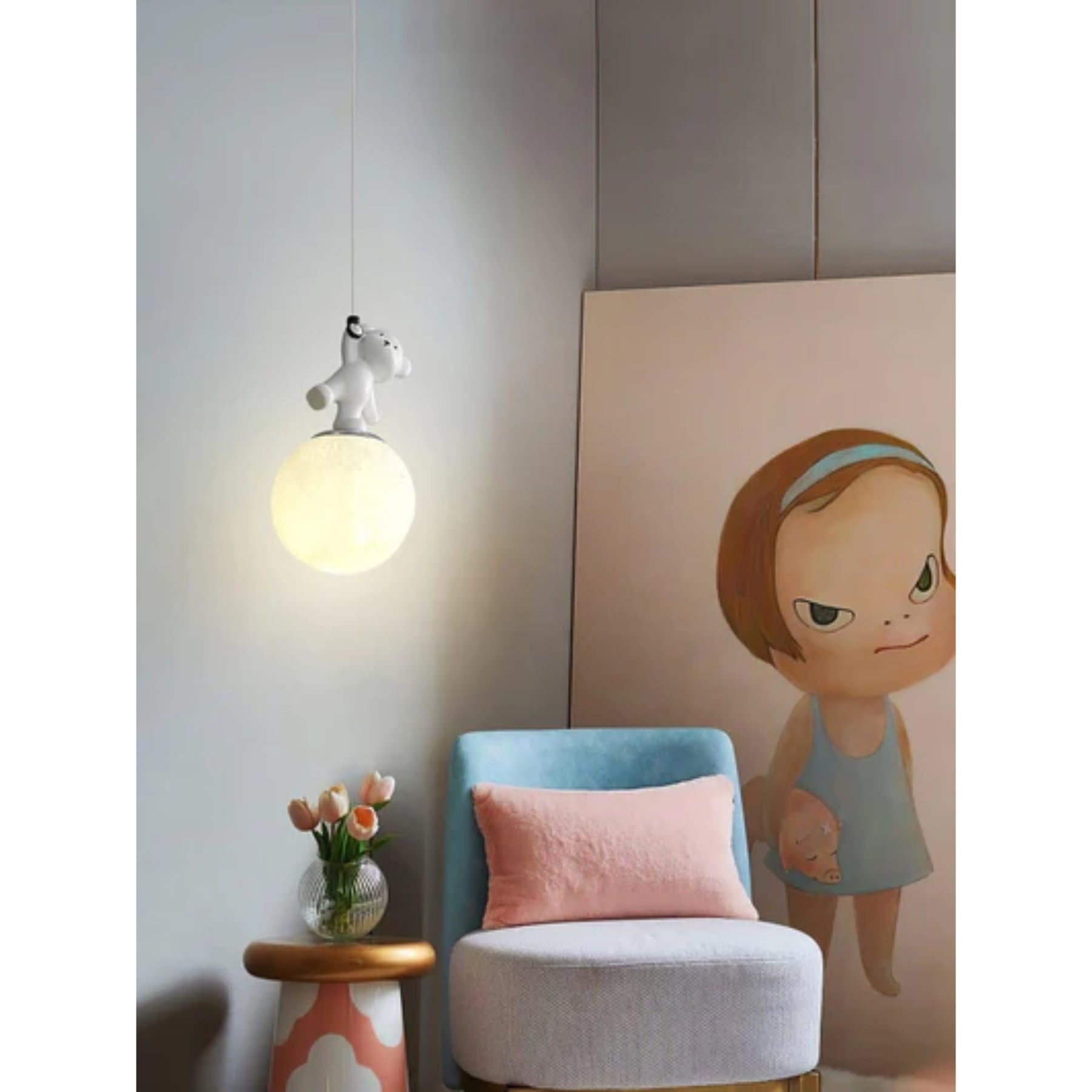 Standing Panda Pendant Light