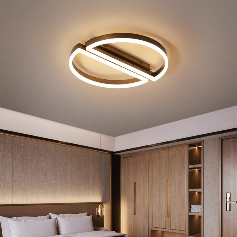 Zipler Double Half-Round Ceiling Light