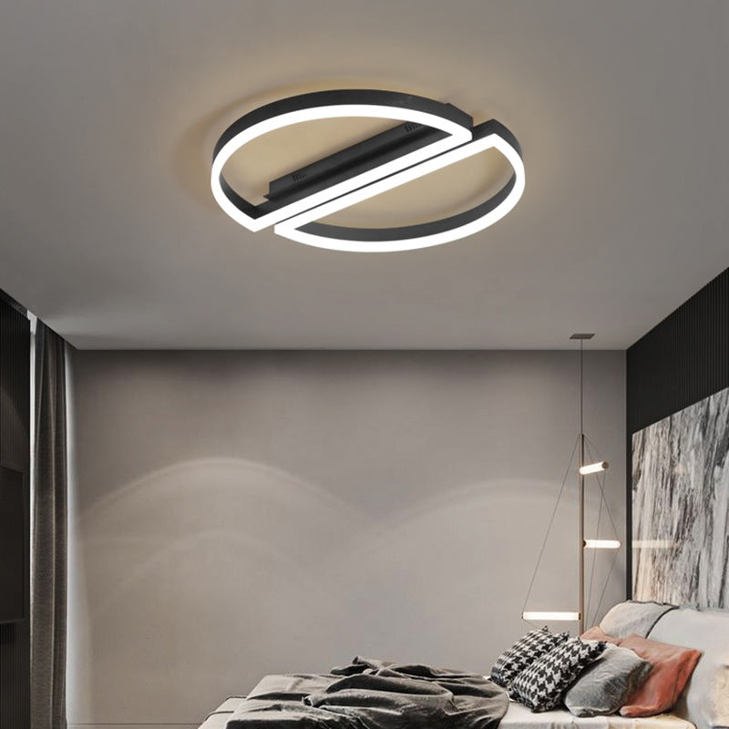 Zipler Double Half-Round Ceiling Light
