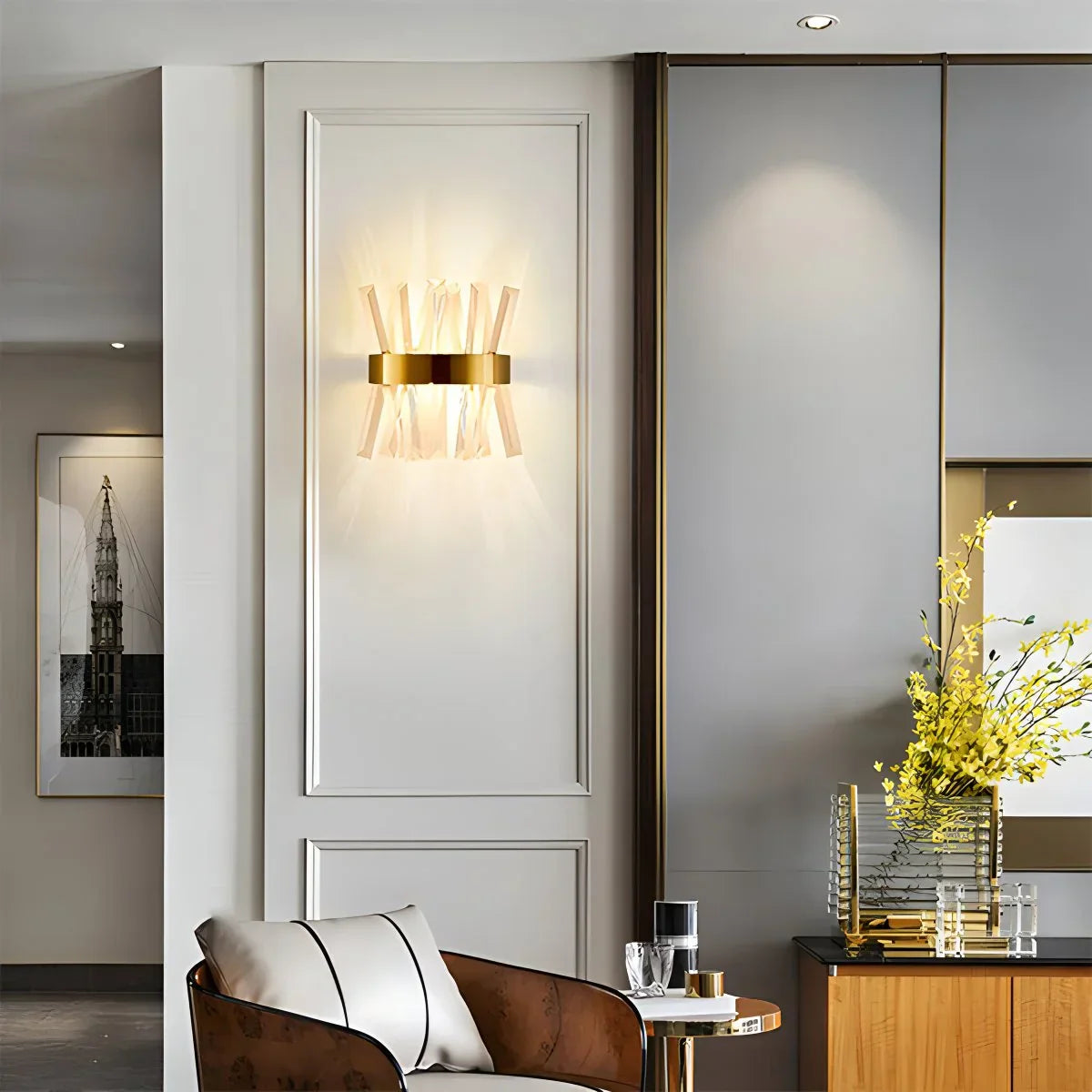 Virlen Crystal Wall Light