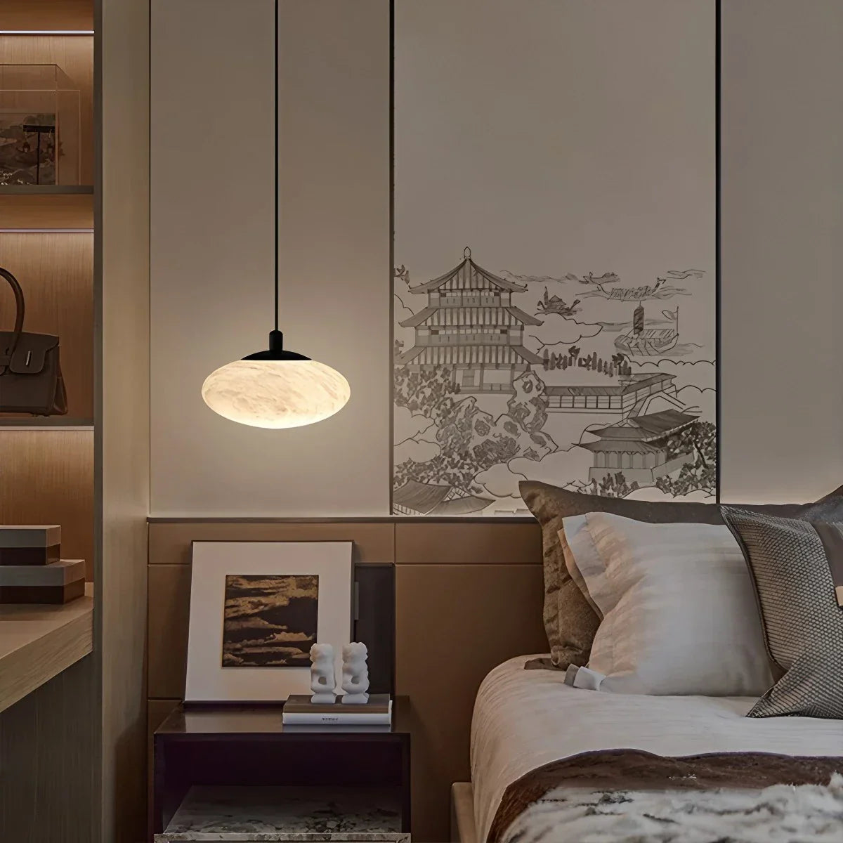 Melaro Alabaster Pendant Light