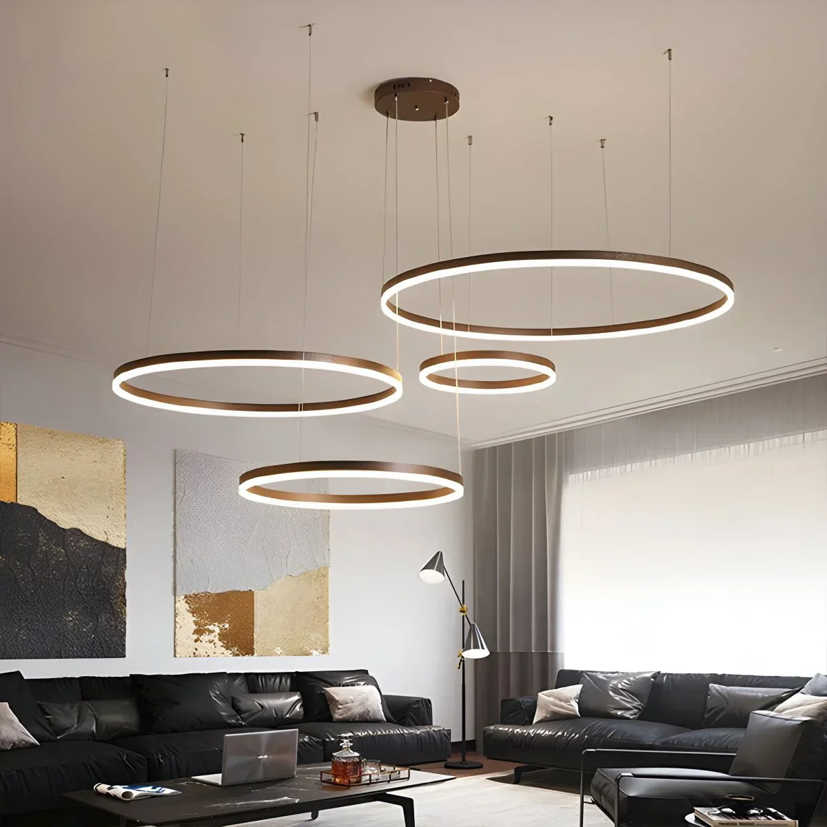 Circora Layered Ring Pendant Light