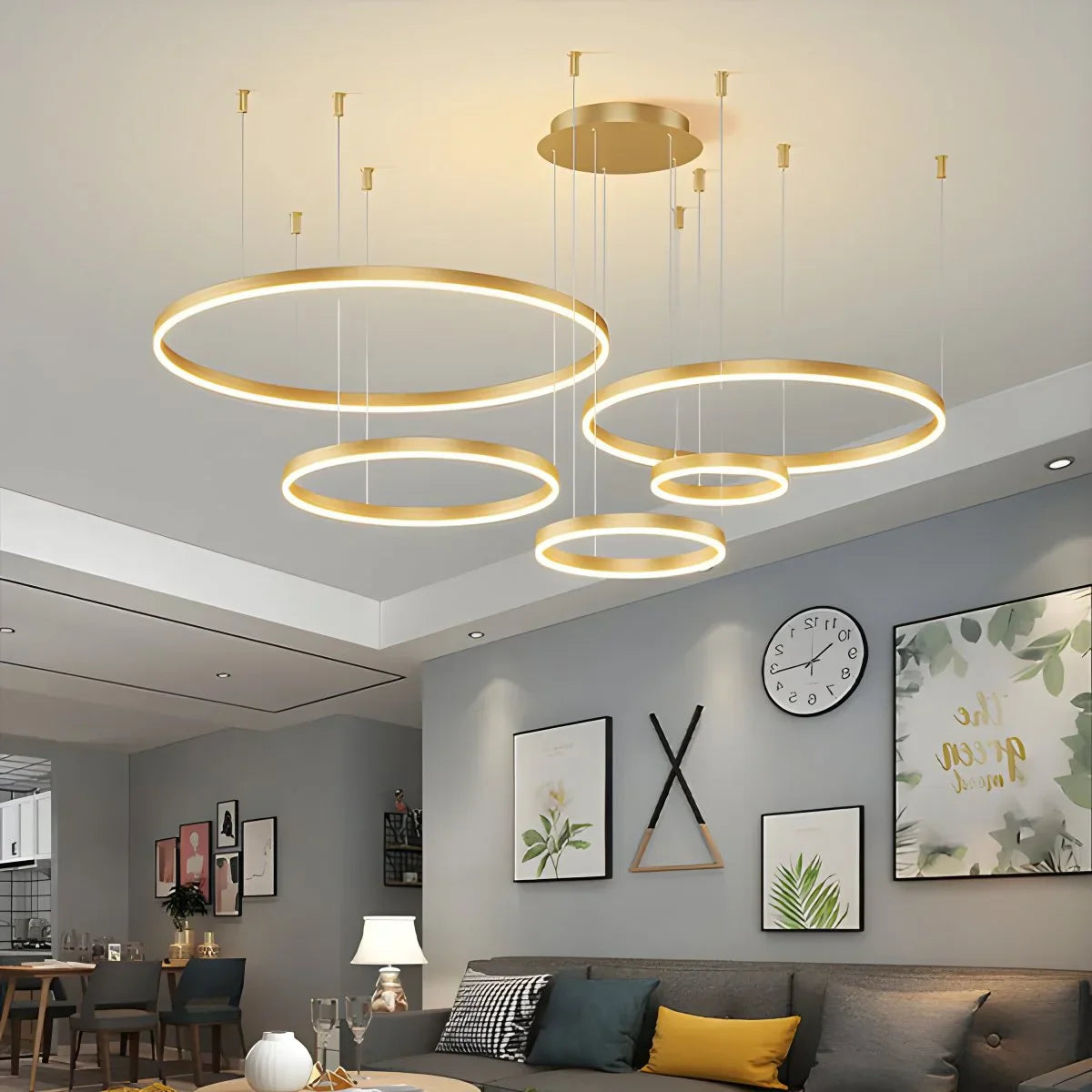 Circora Layered Ring Pendant Light