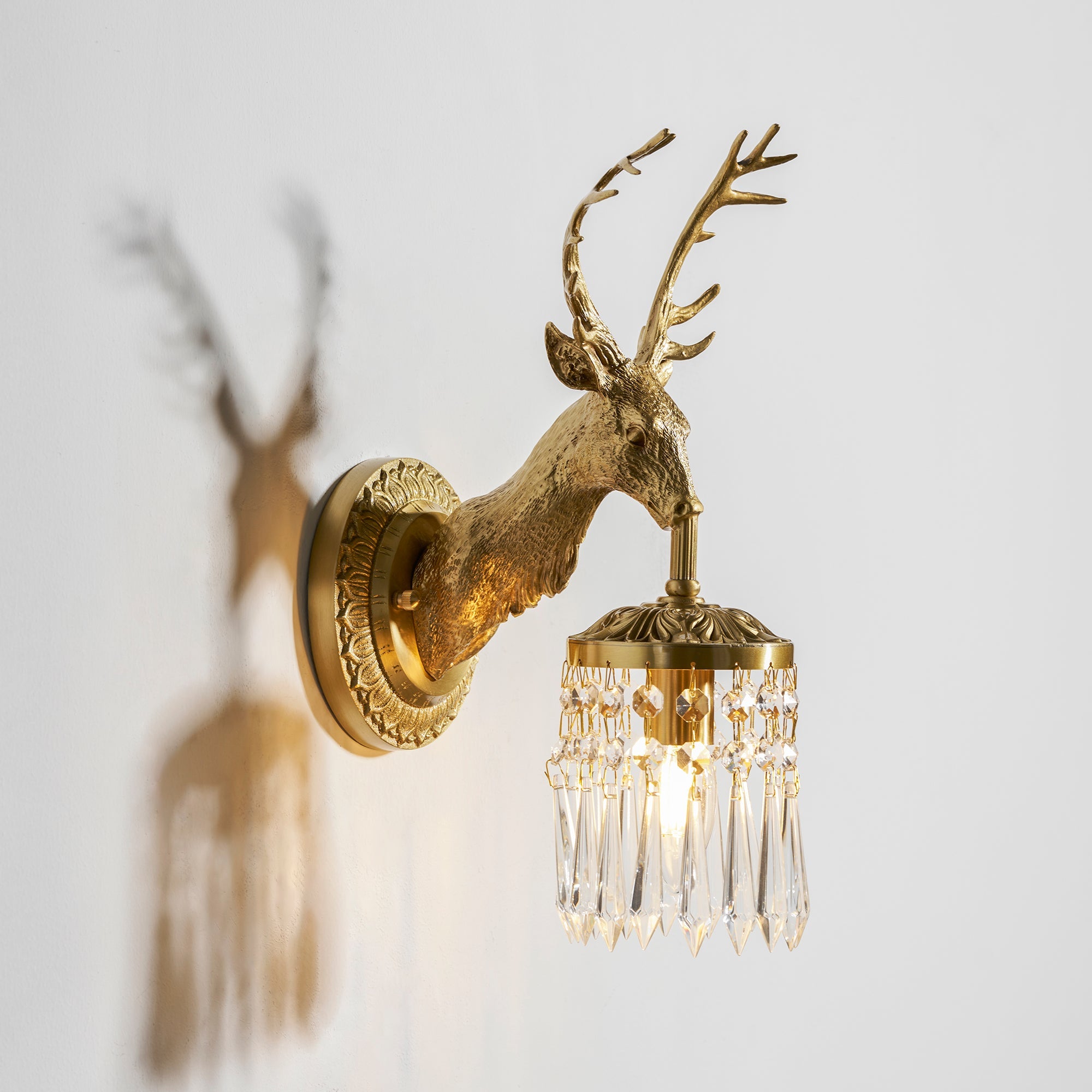 Ashve Stag Wall Light