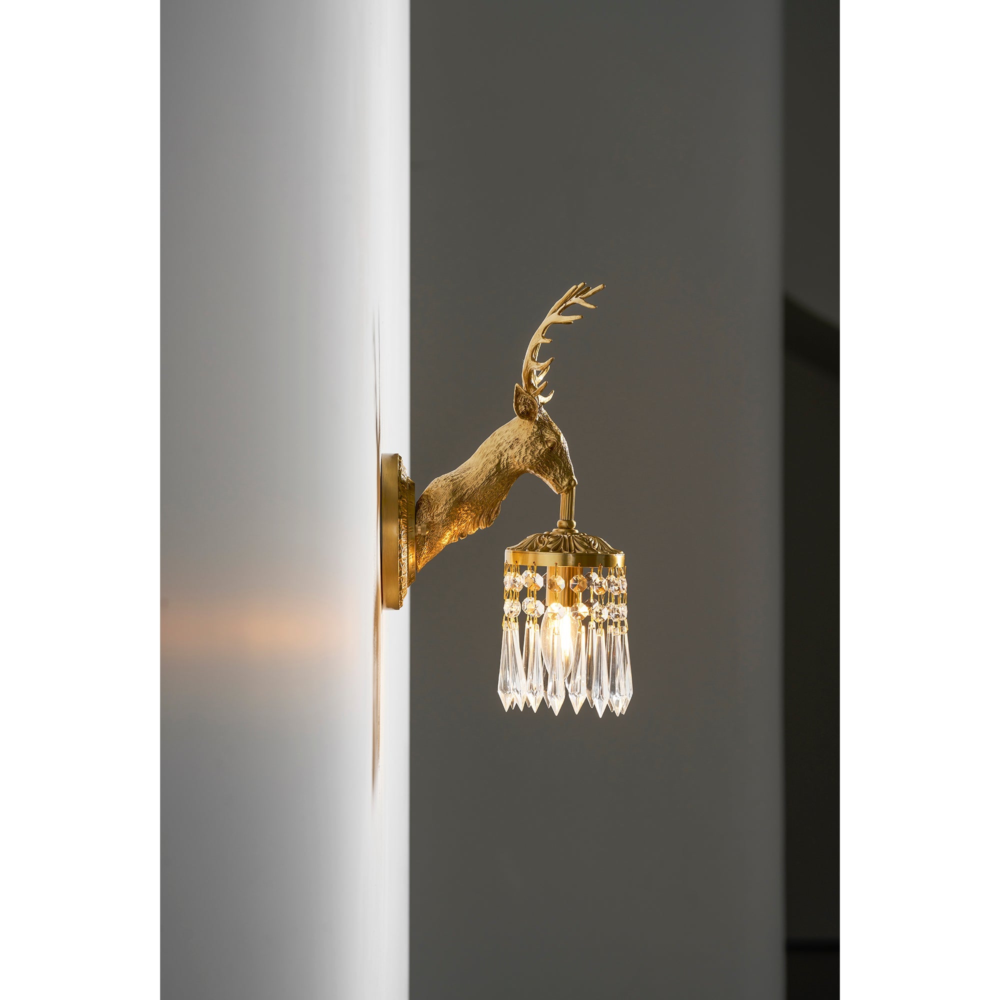 Ashve Stag Wall Light