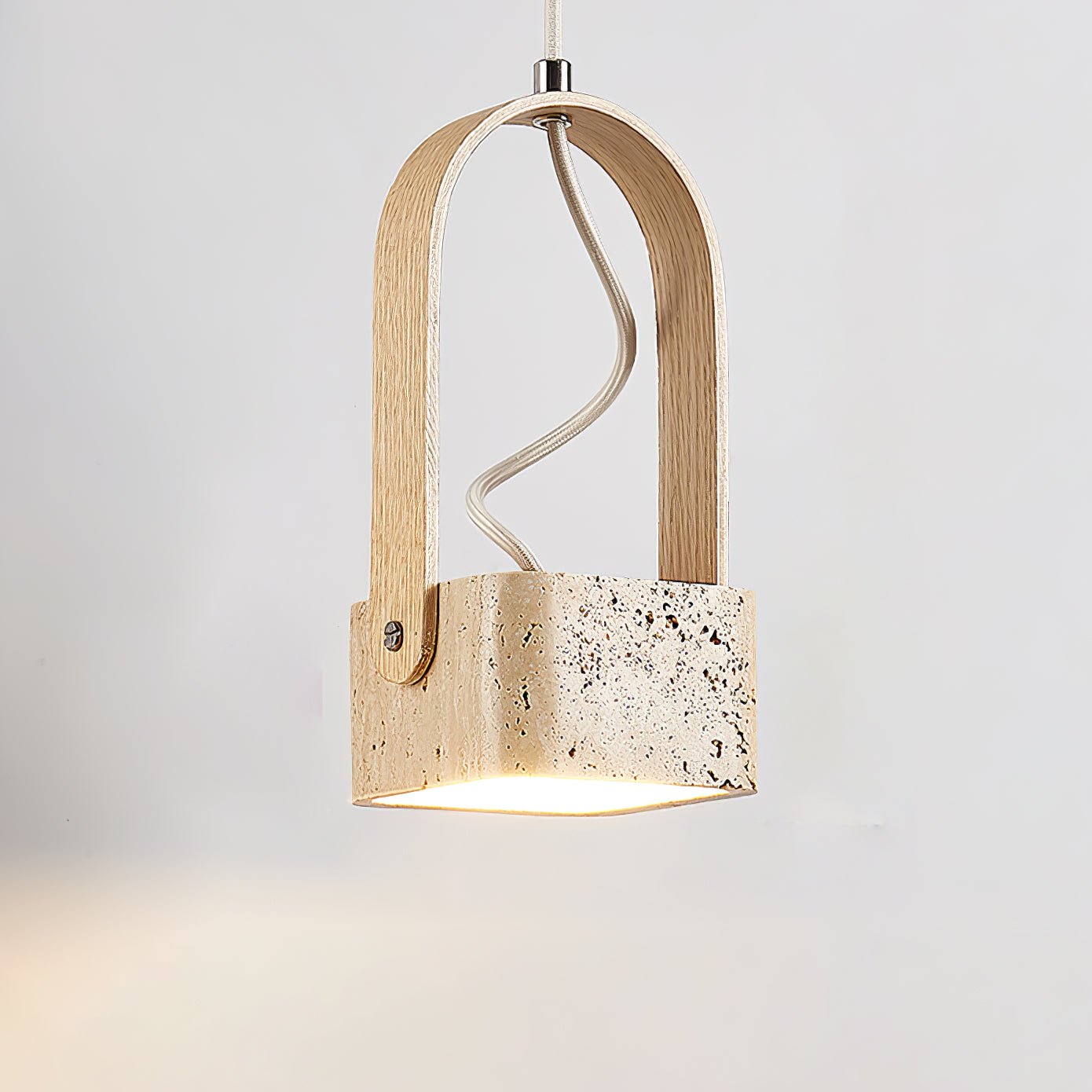 Lorecello Natural Stone Pendant Light