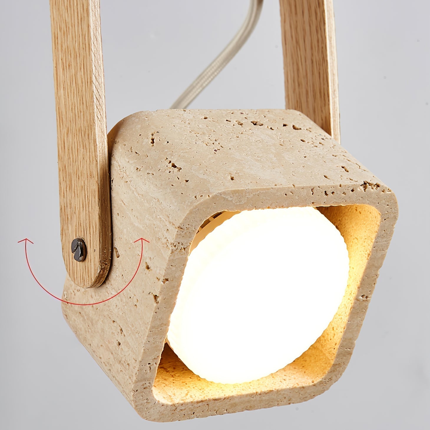 Lorecello Natural Stone Pendant Light