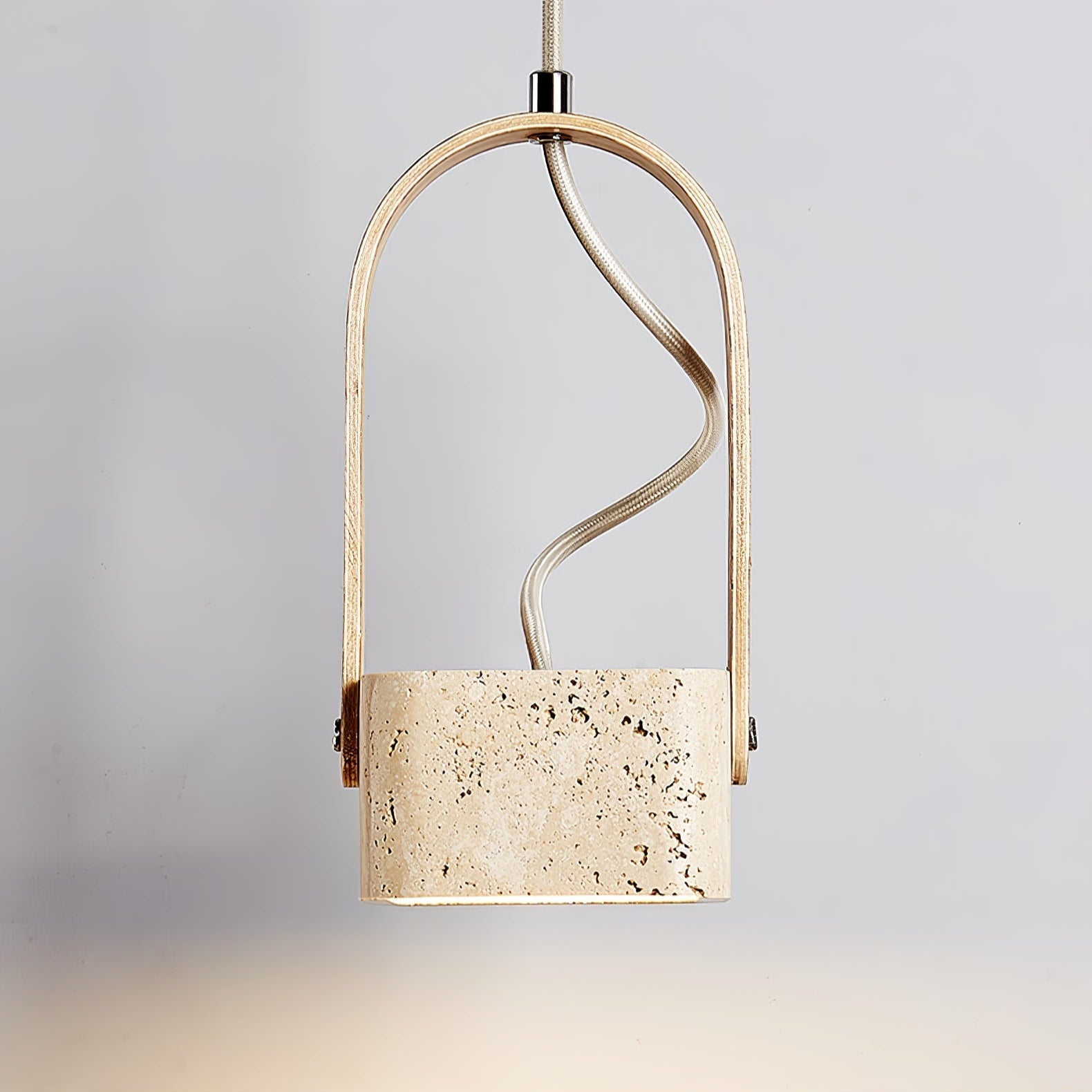 Lorecello Natural Stone Pendant Light