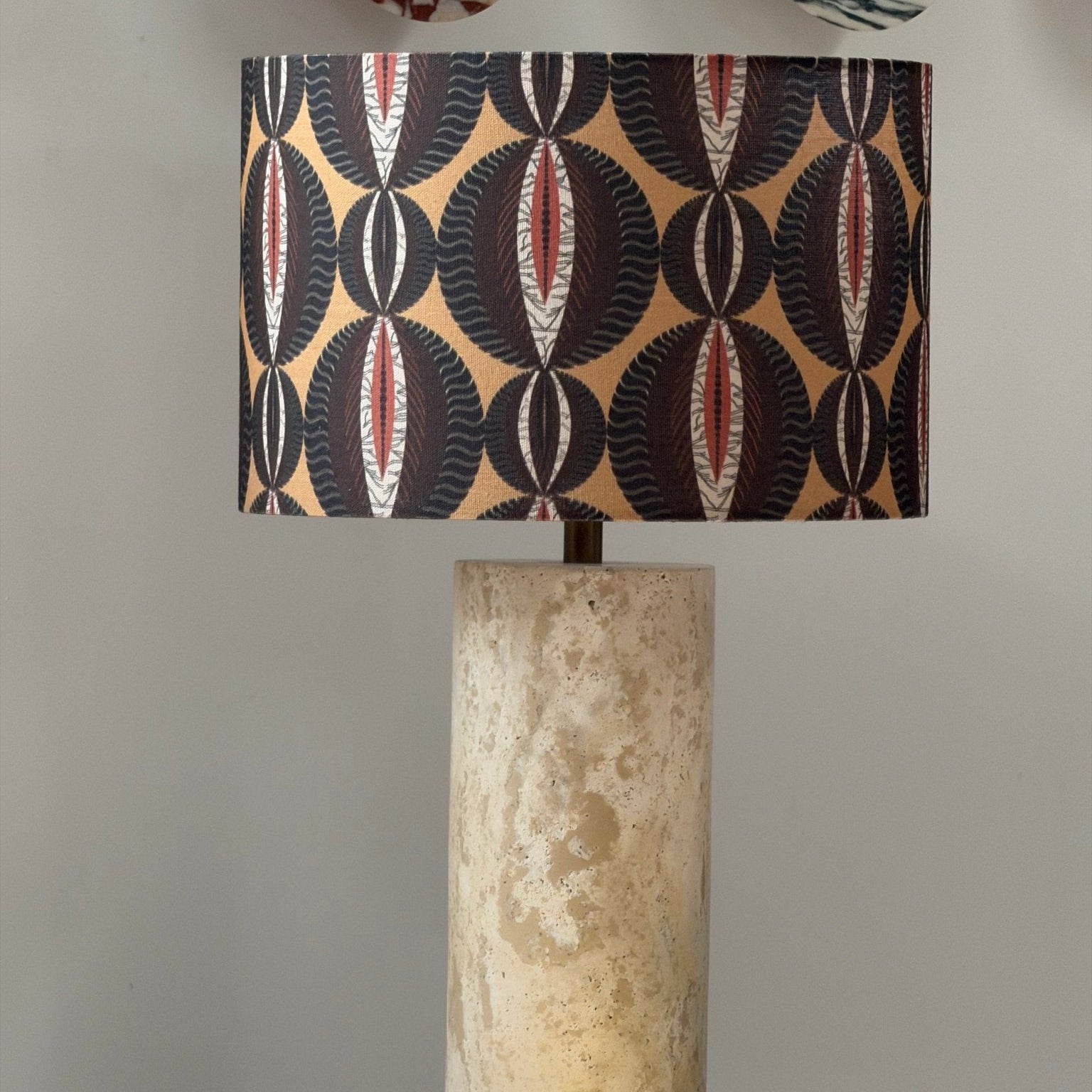 Saria Travertine Table Lamp