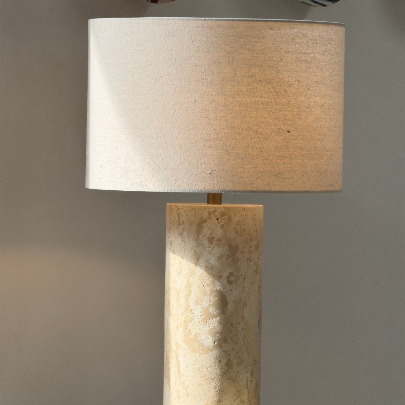 Saria Travertine Table Lamp