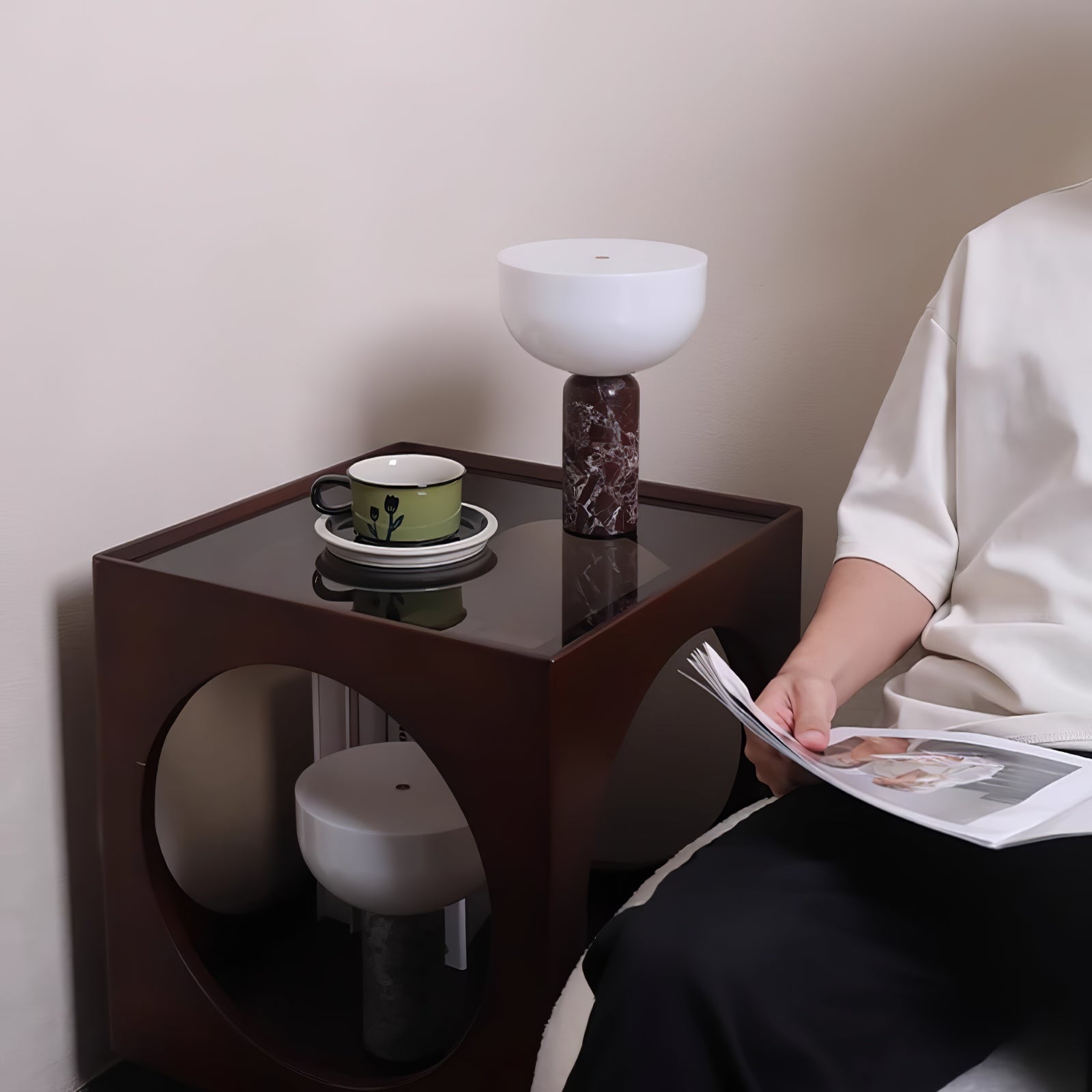 Kelmo Marble Table Lamp