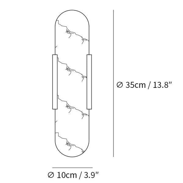 Melanze Wall Light