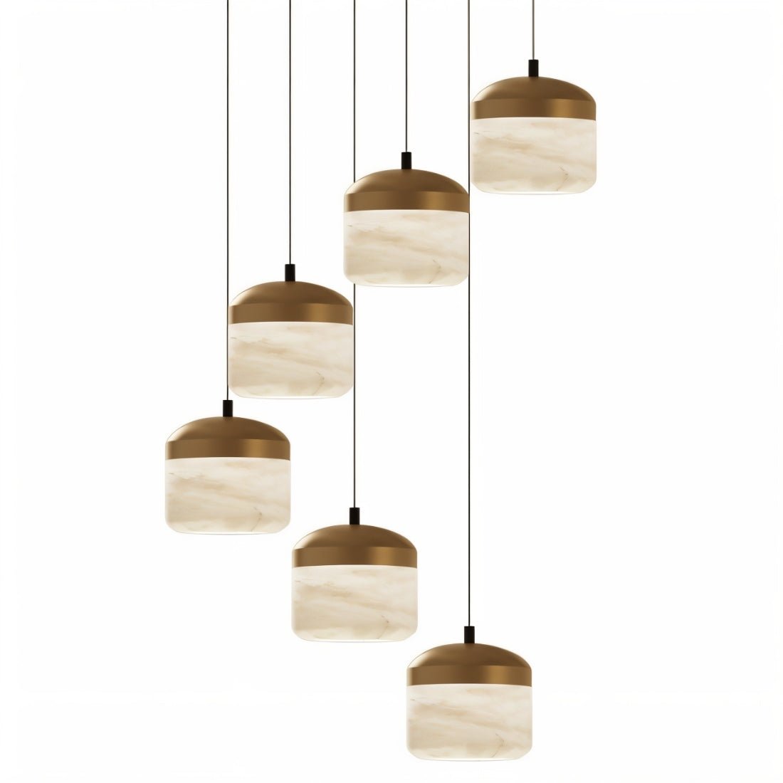 Elaso Alabaster Pendant Light