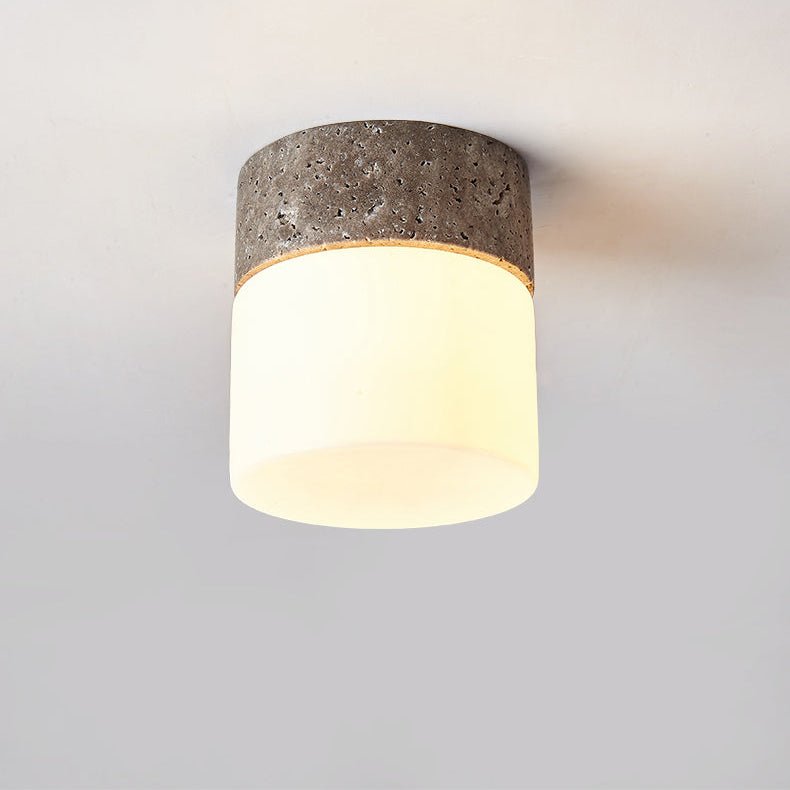 Tuppio Travertine Ceiling Light