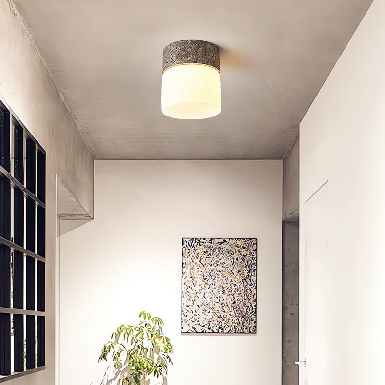 Tuppio Travertine Ceiling Light