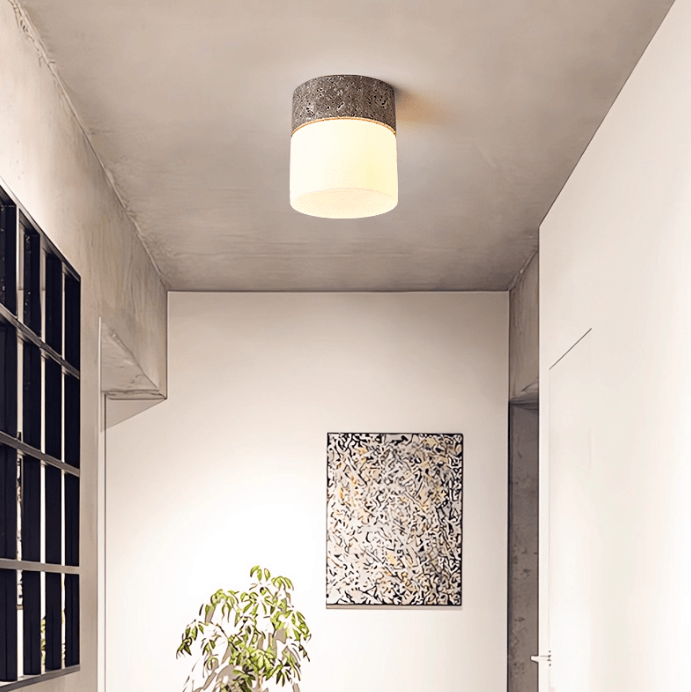Tuppio Travertine Ceiling Light