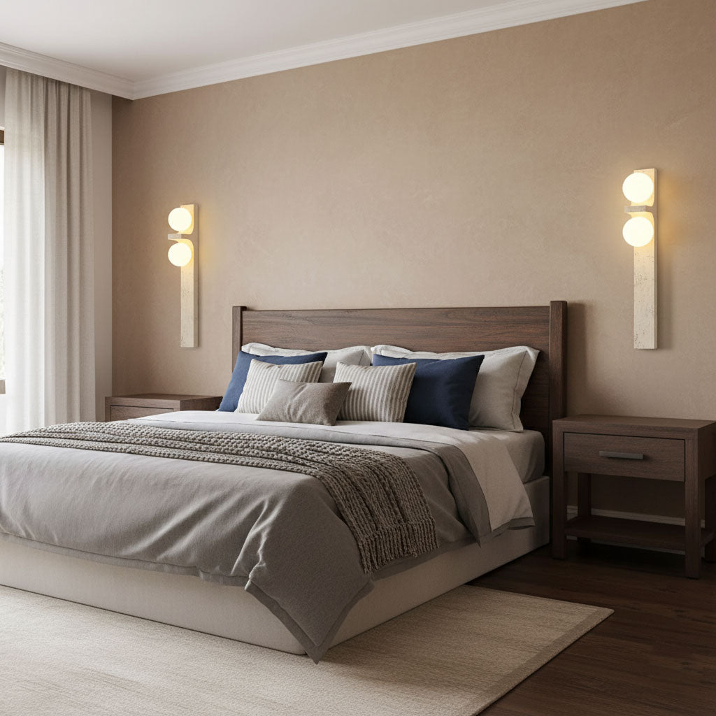 Asencis Natural Stone Wall Light
