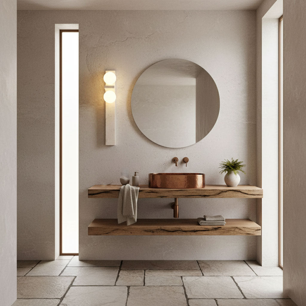 Asencis Natural Stone Wall Light