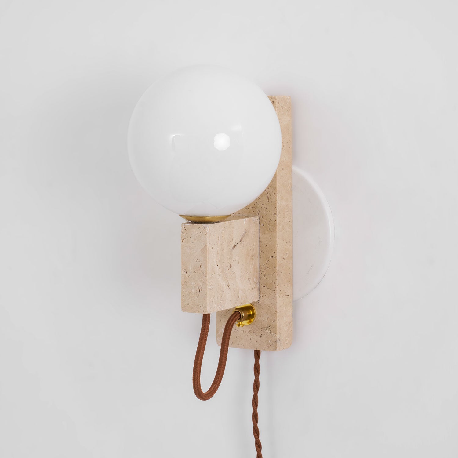 Telisno Travertine Wall Light