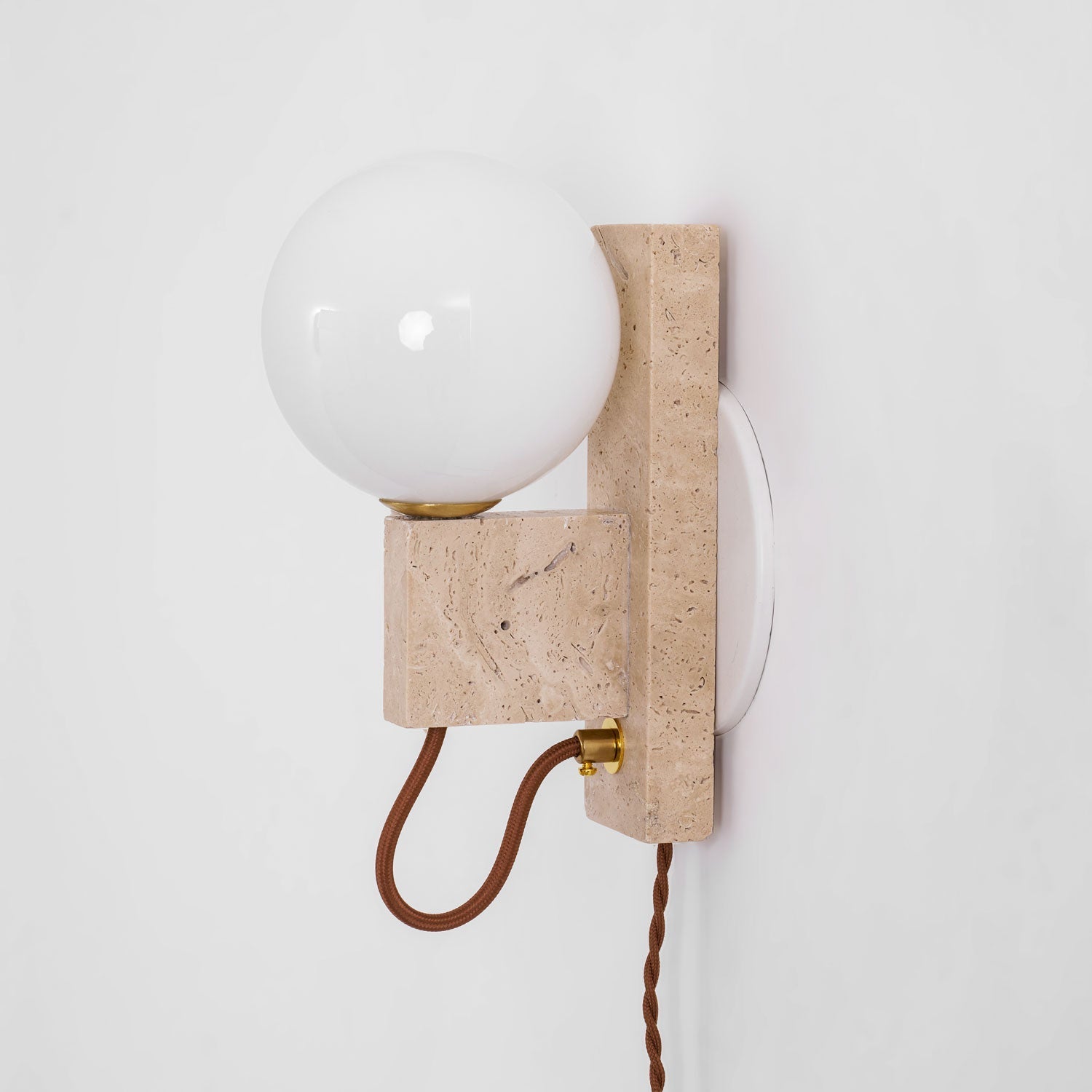 Telisno Travertine Wall Light