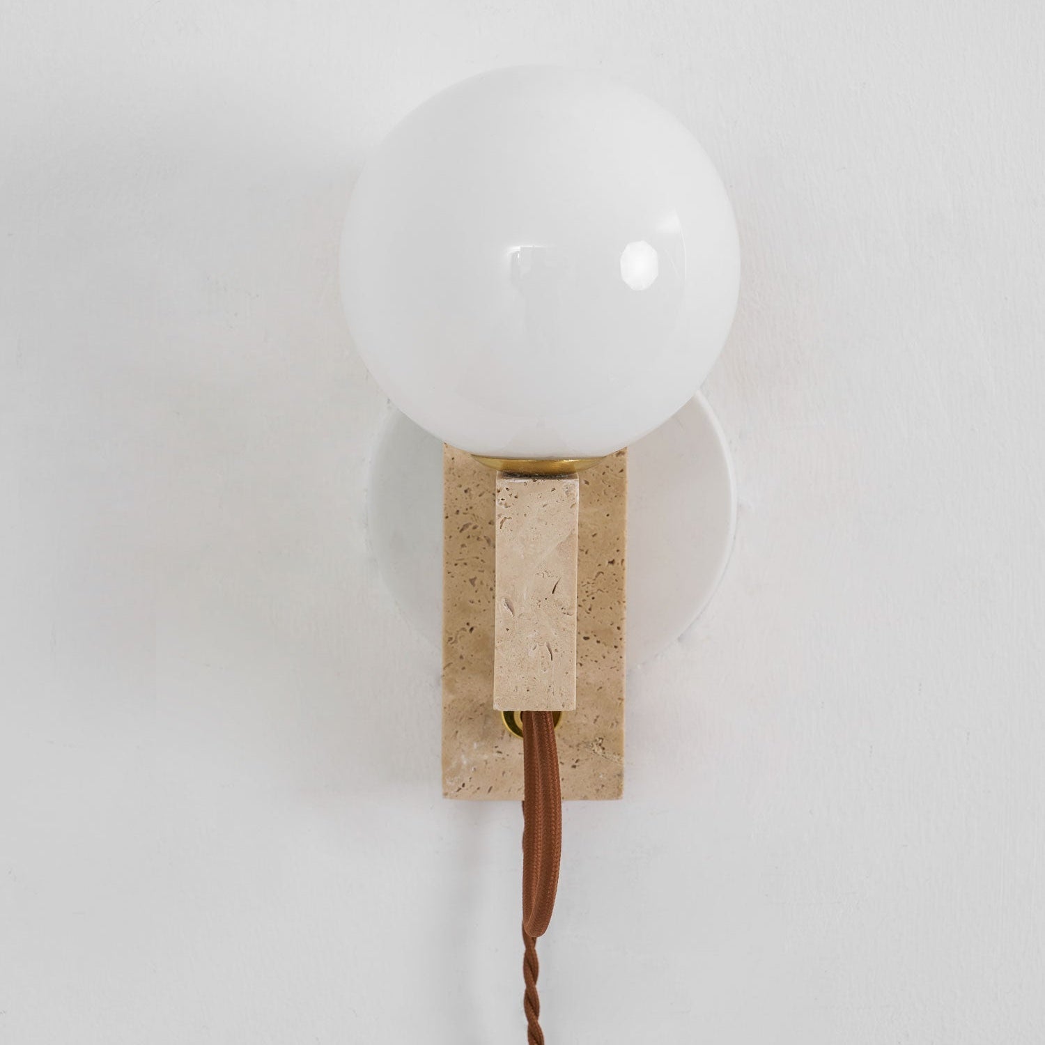 Telisno Travertine Wall Light