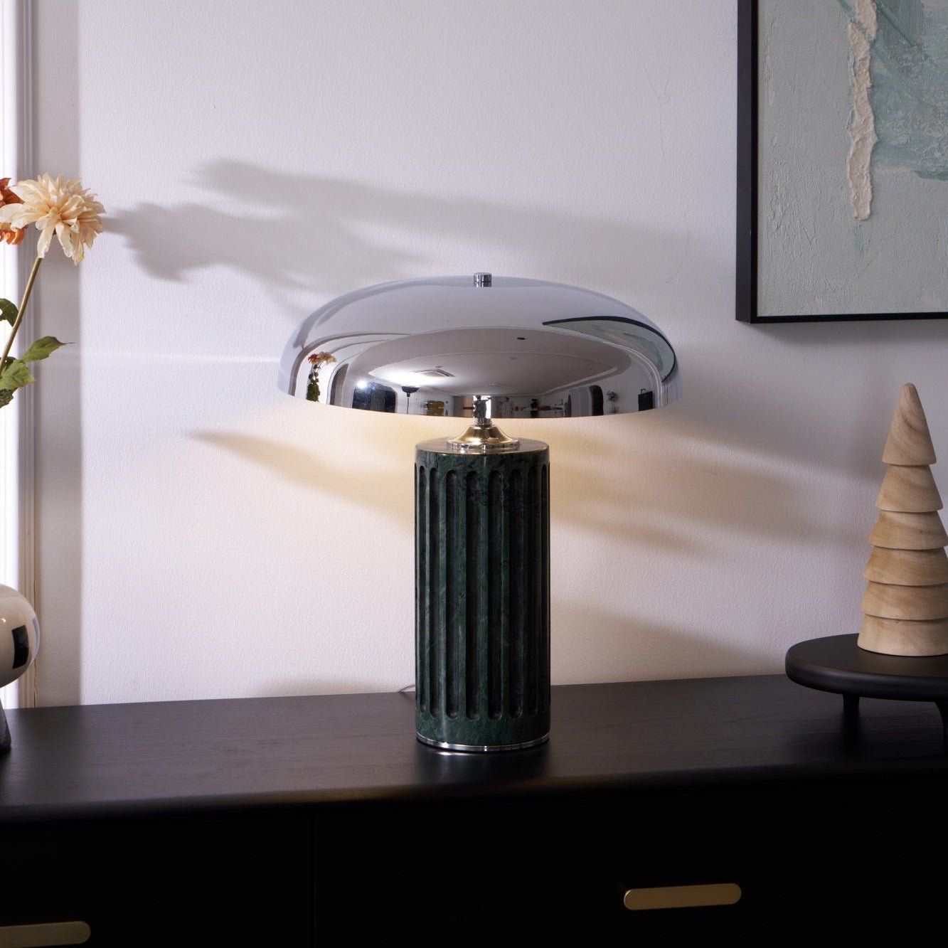 Omus Dome Marble Table Lamp