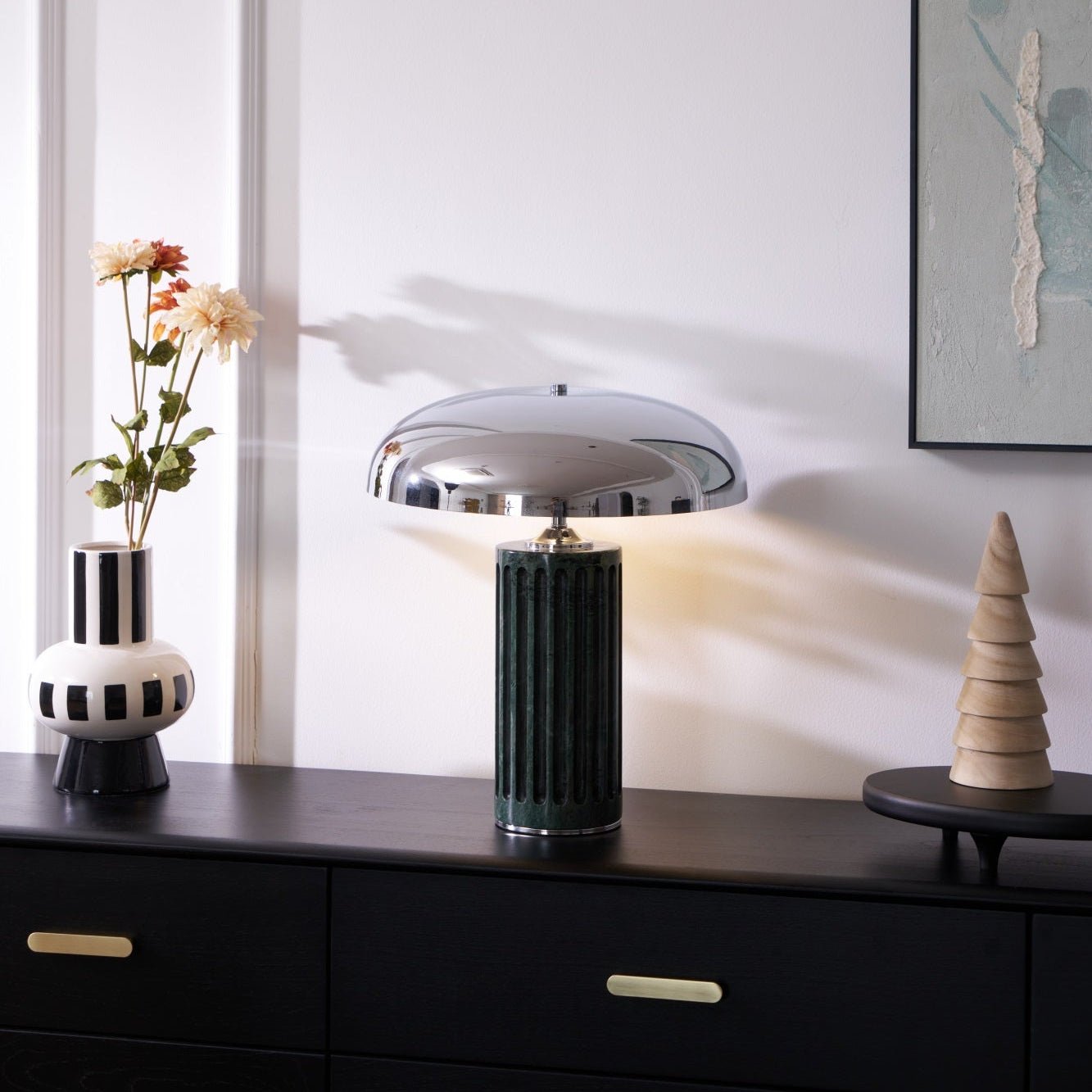 Omus Dome Marble Table Lamp