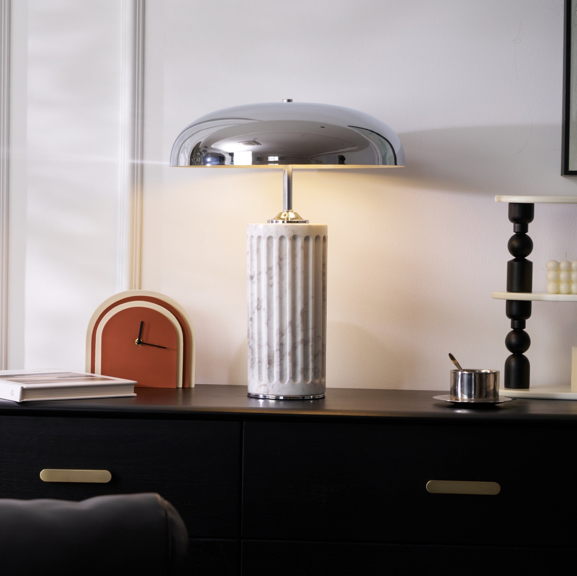 Omus Dome Marble Table Lamp