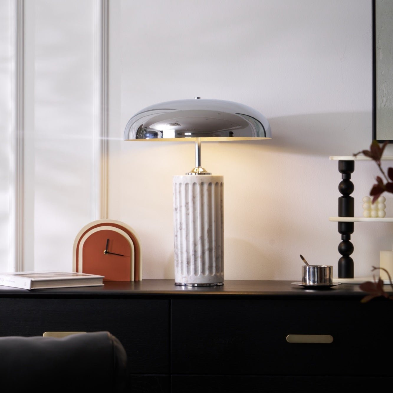 Omus Dome Marble Table Lamp
