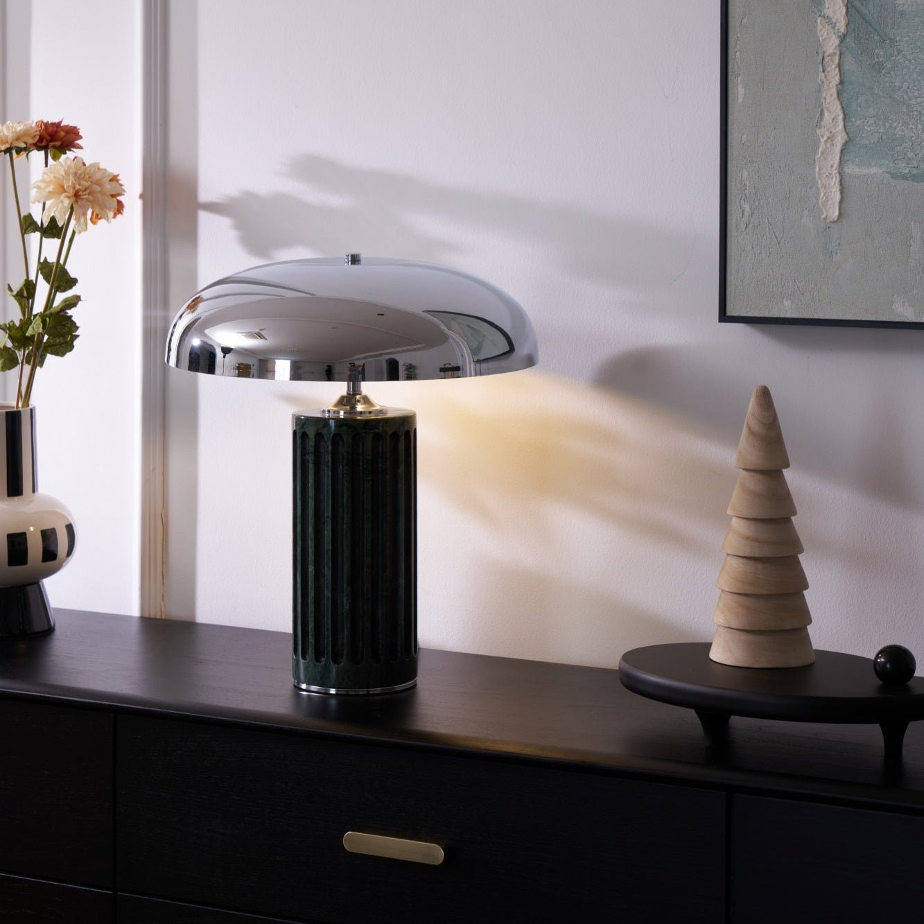 Omus Dome Marble Table Lamp