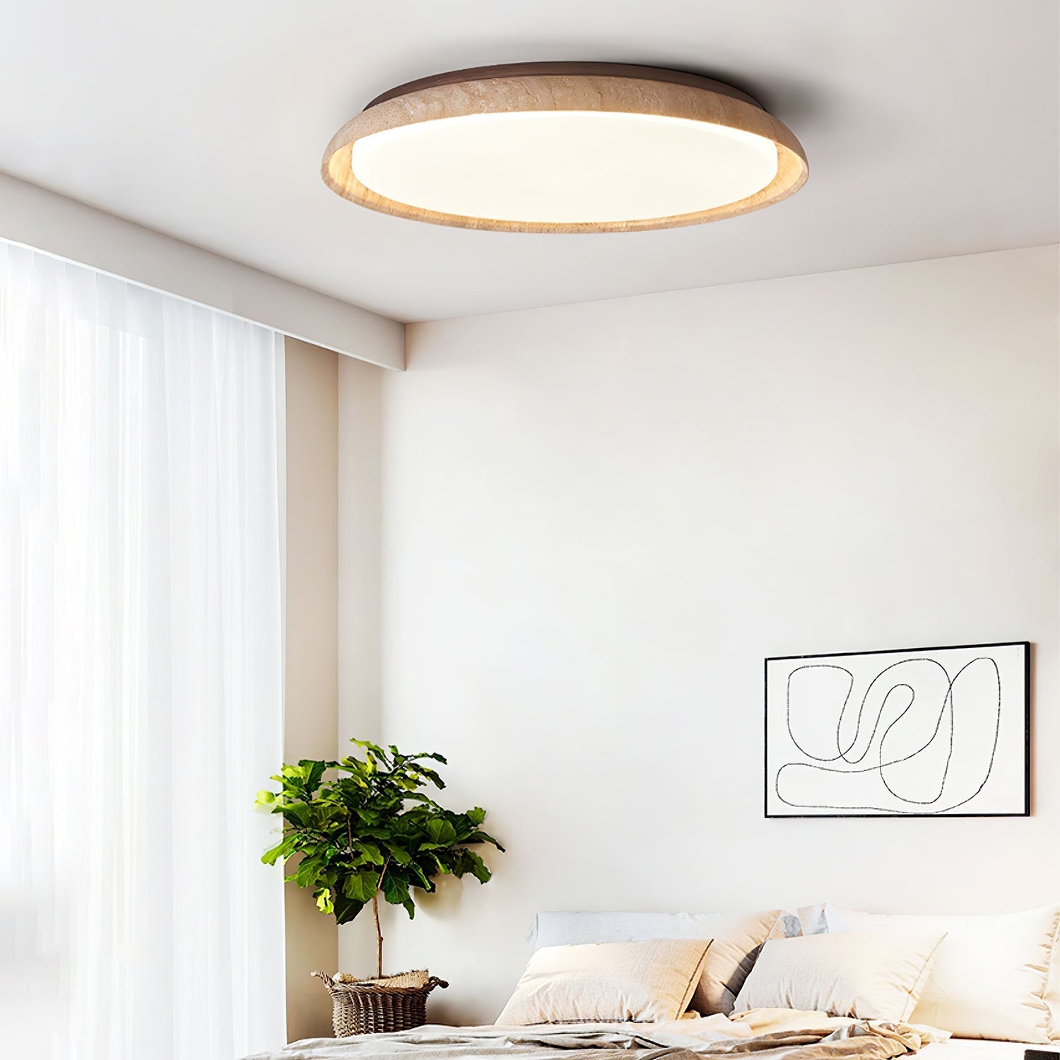 Flat Depiara Ceiling Light