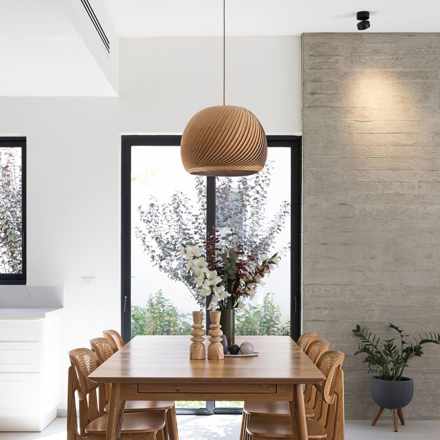 Auroze Wooden Pendant Light