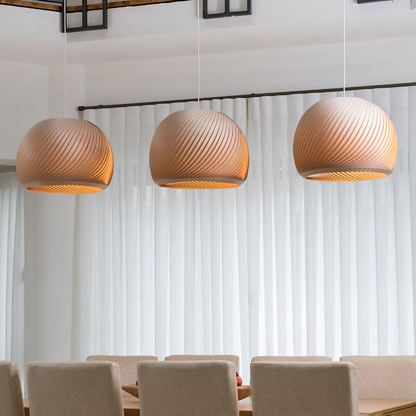 Auroze Wooden Pendant Light