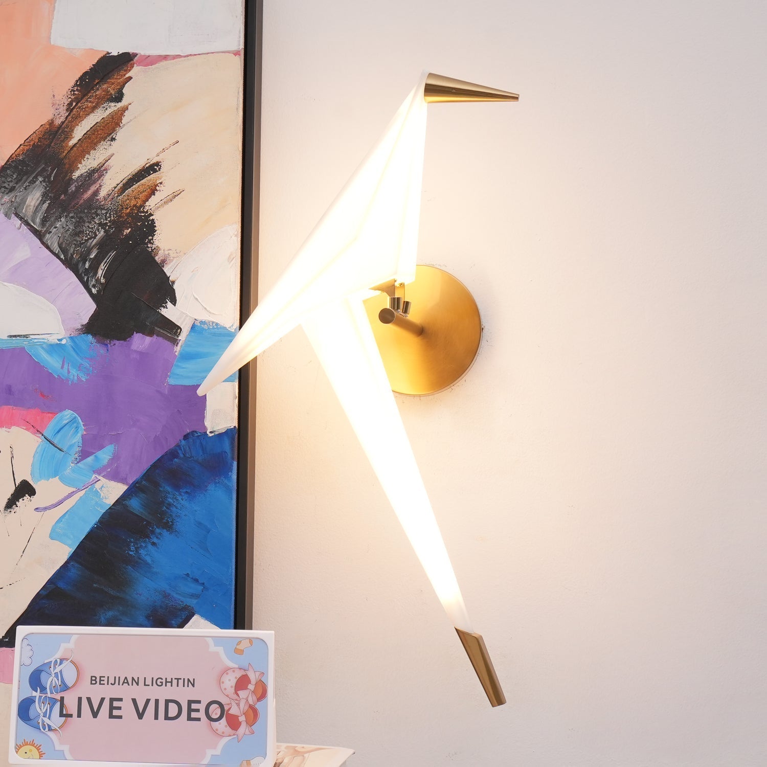 Crane Wall Light