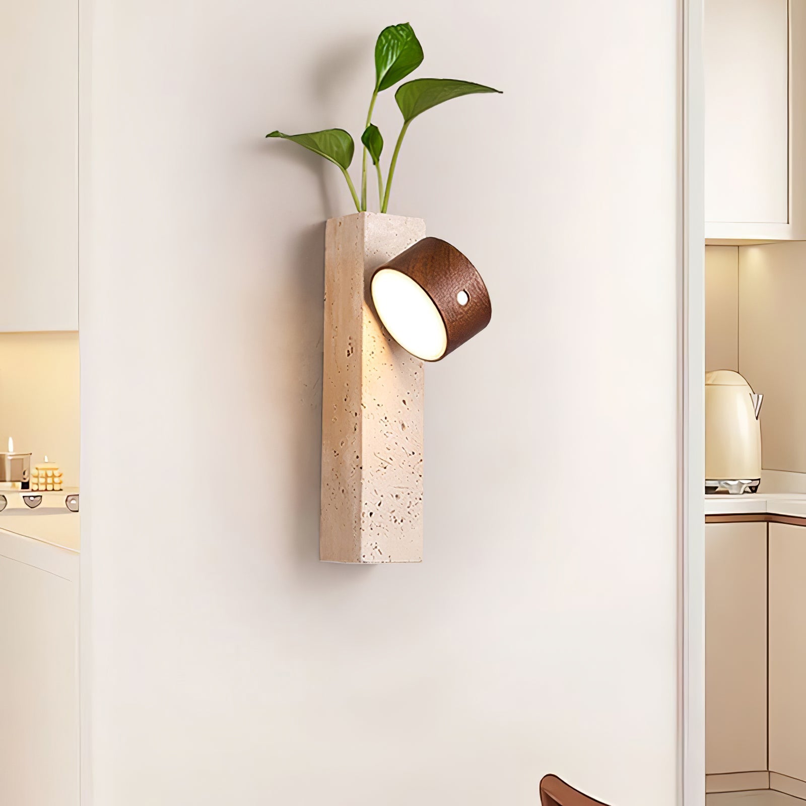 Rexis Travertine Wall Light