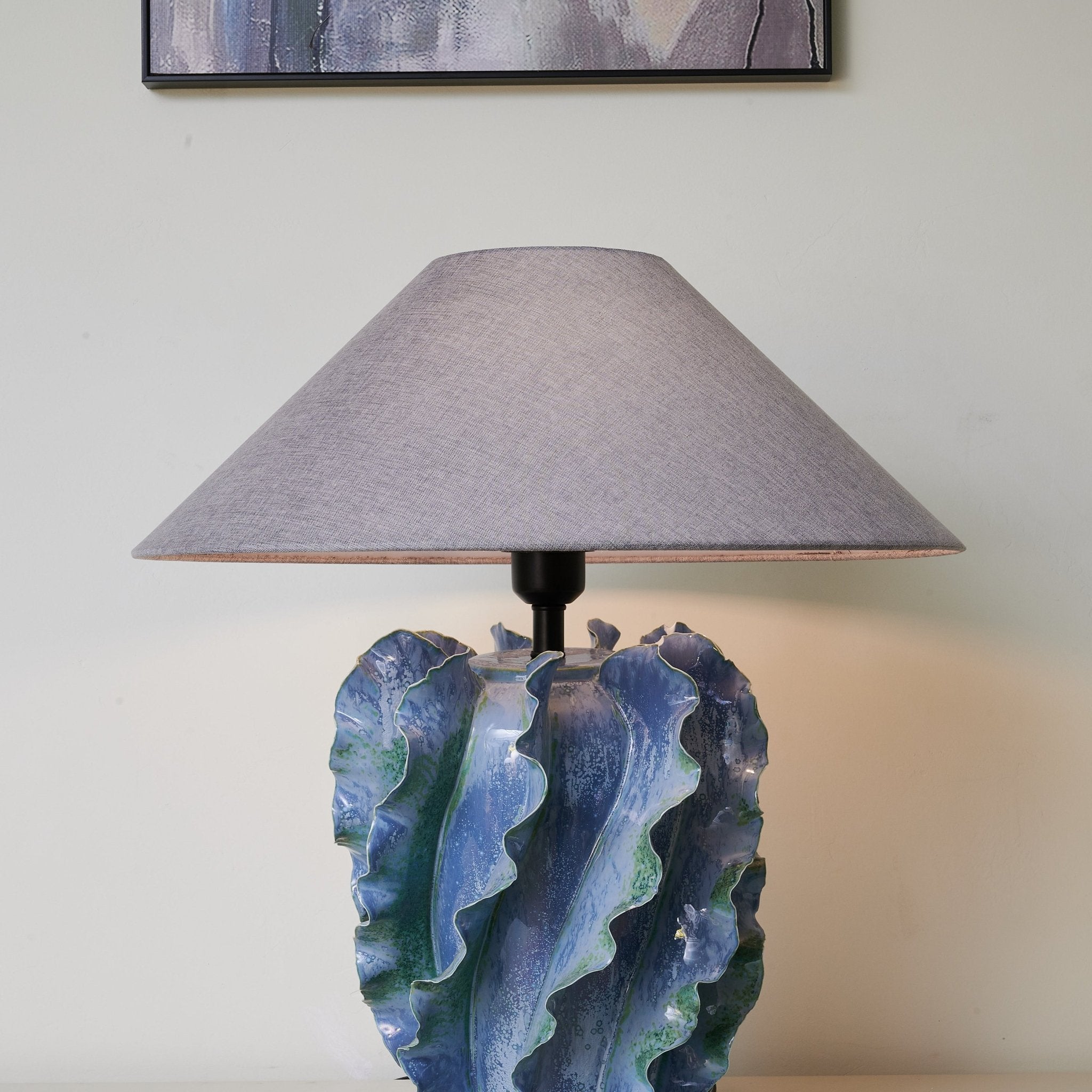 Azura Coral Wave Table Lamp