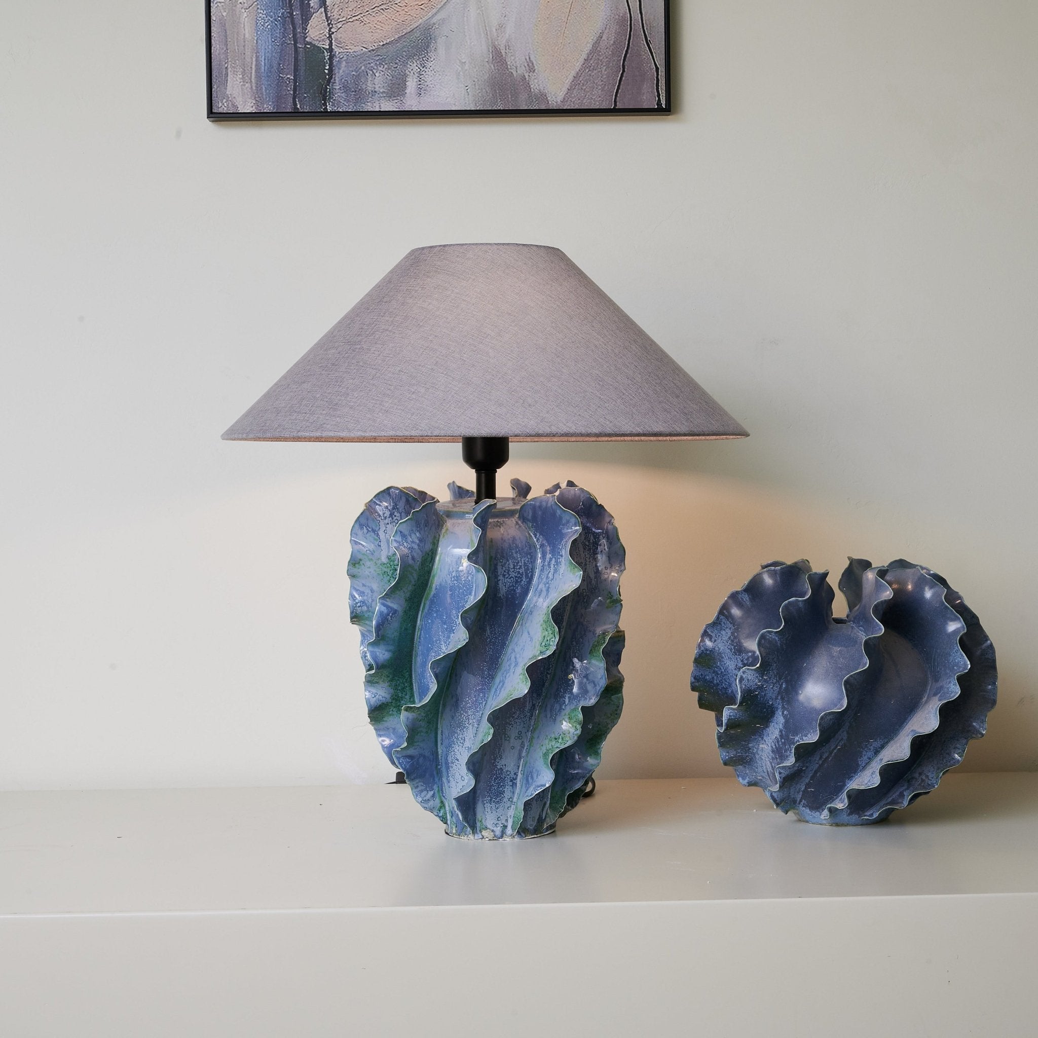 Azura Coral Wave Table Lamp