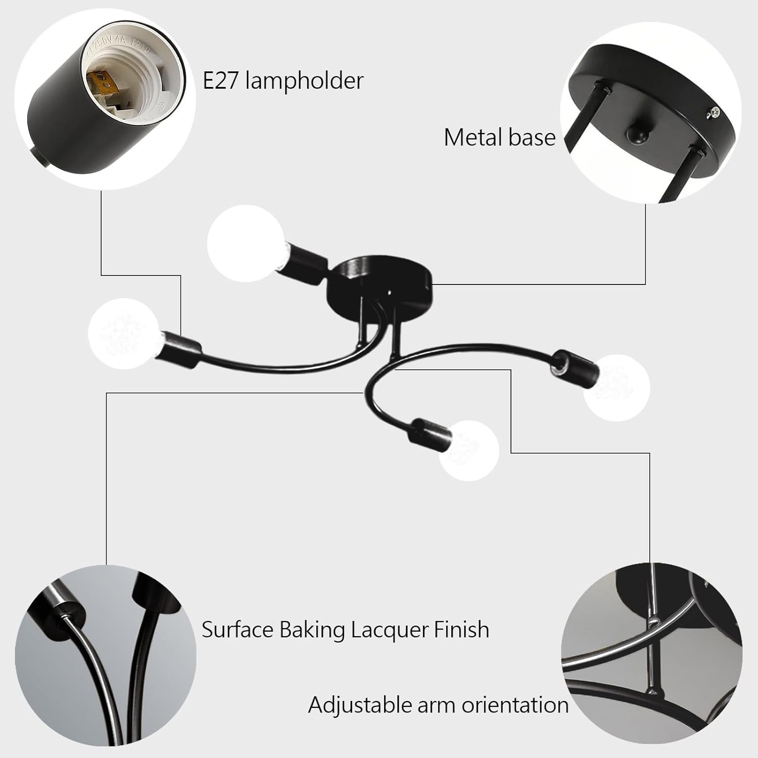Lazeza Ceiling Light