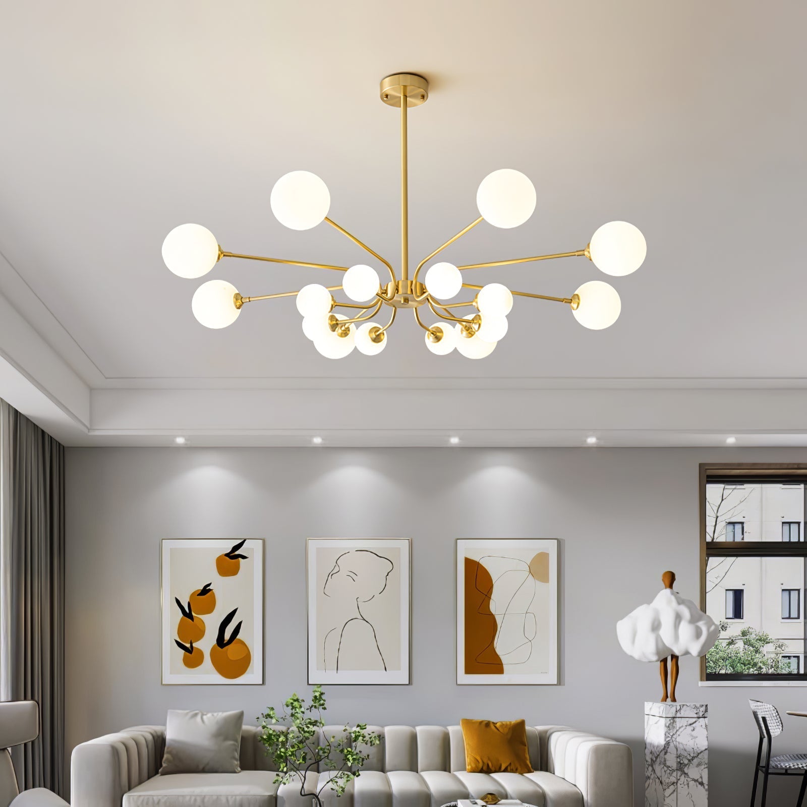 Balldome Ceiling Light