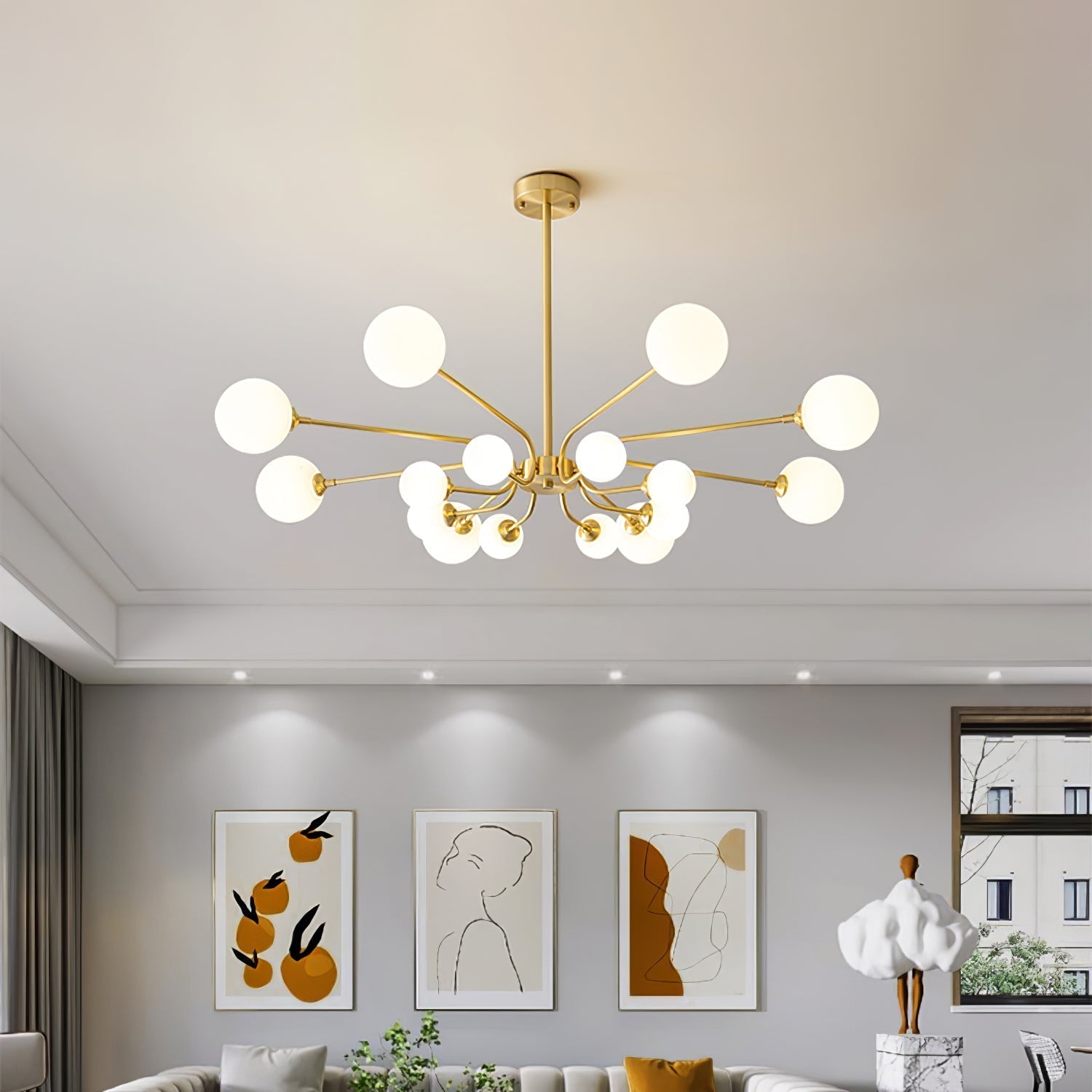 Balldome Ceiling Light
