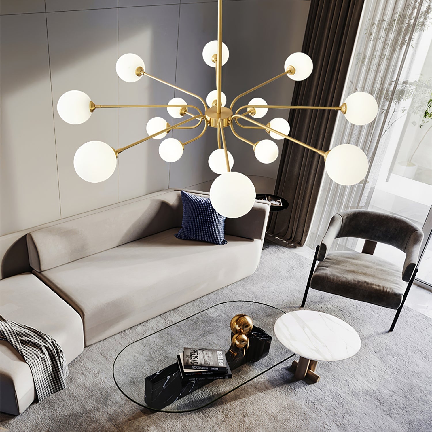 Balldome Ceiling Light