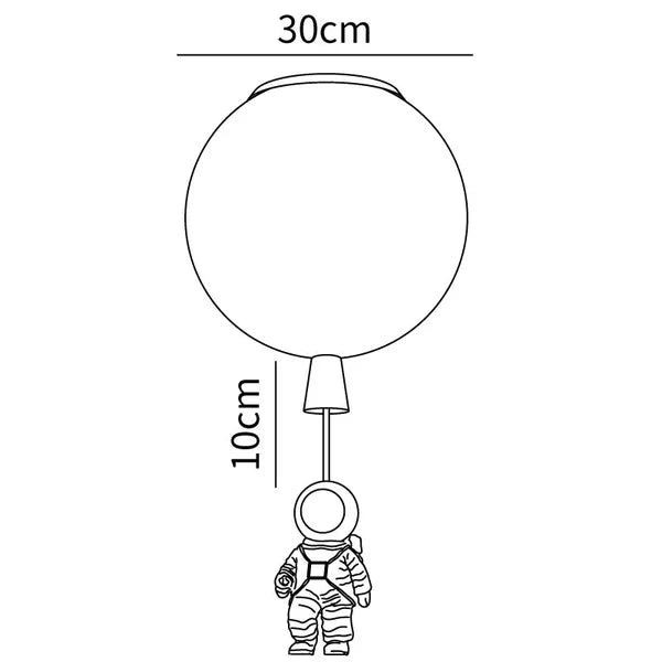Nautus Astronaut Ceiling Light