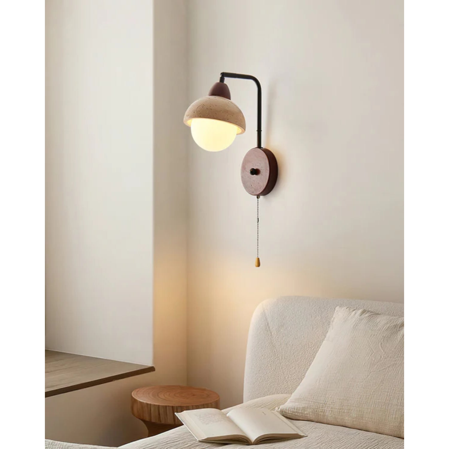 Bellemon Natural Stone Wall Light