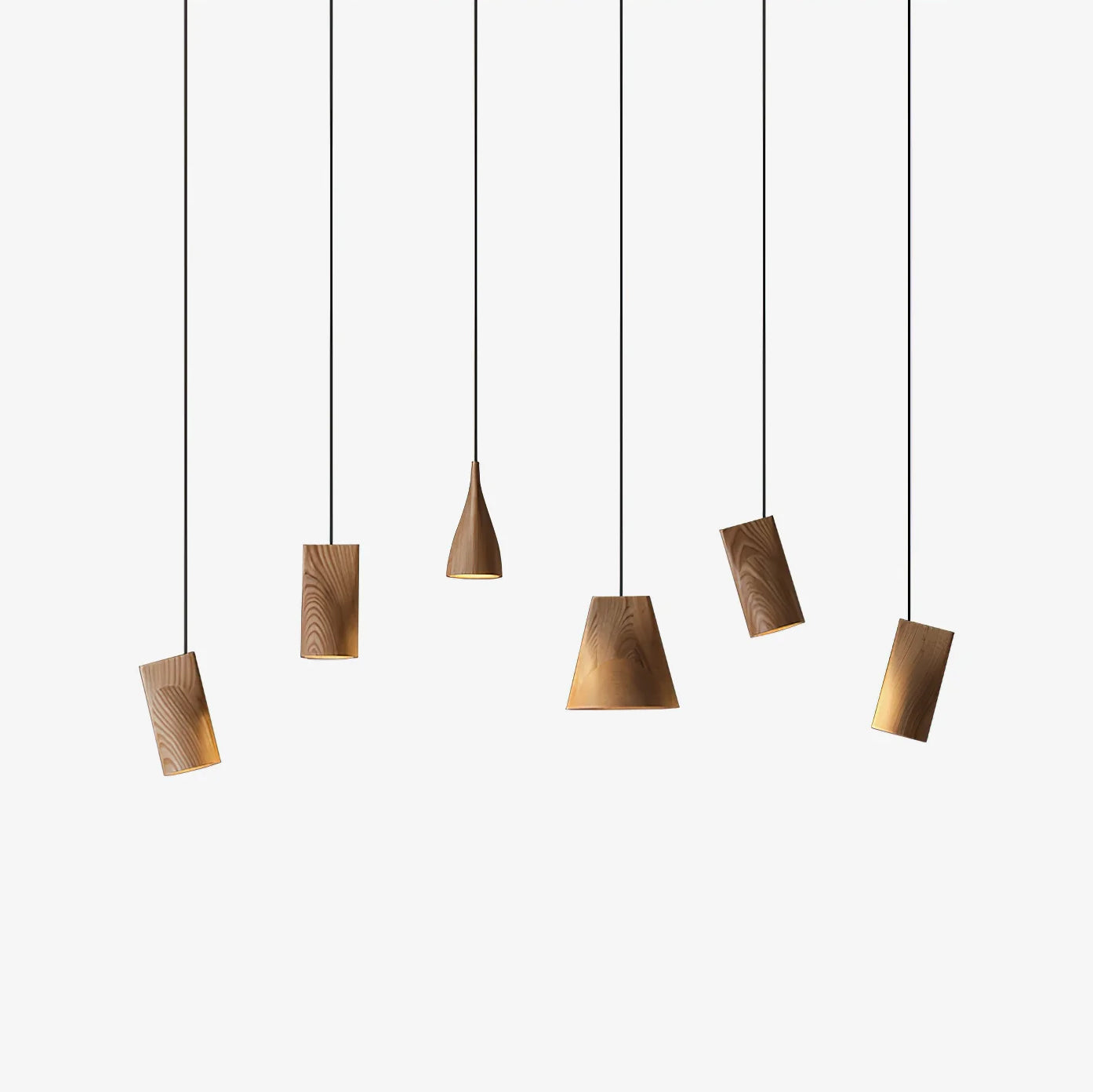 Dellse Wooden Pendant Light