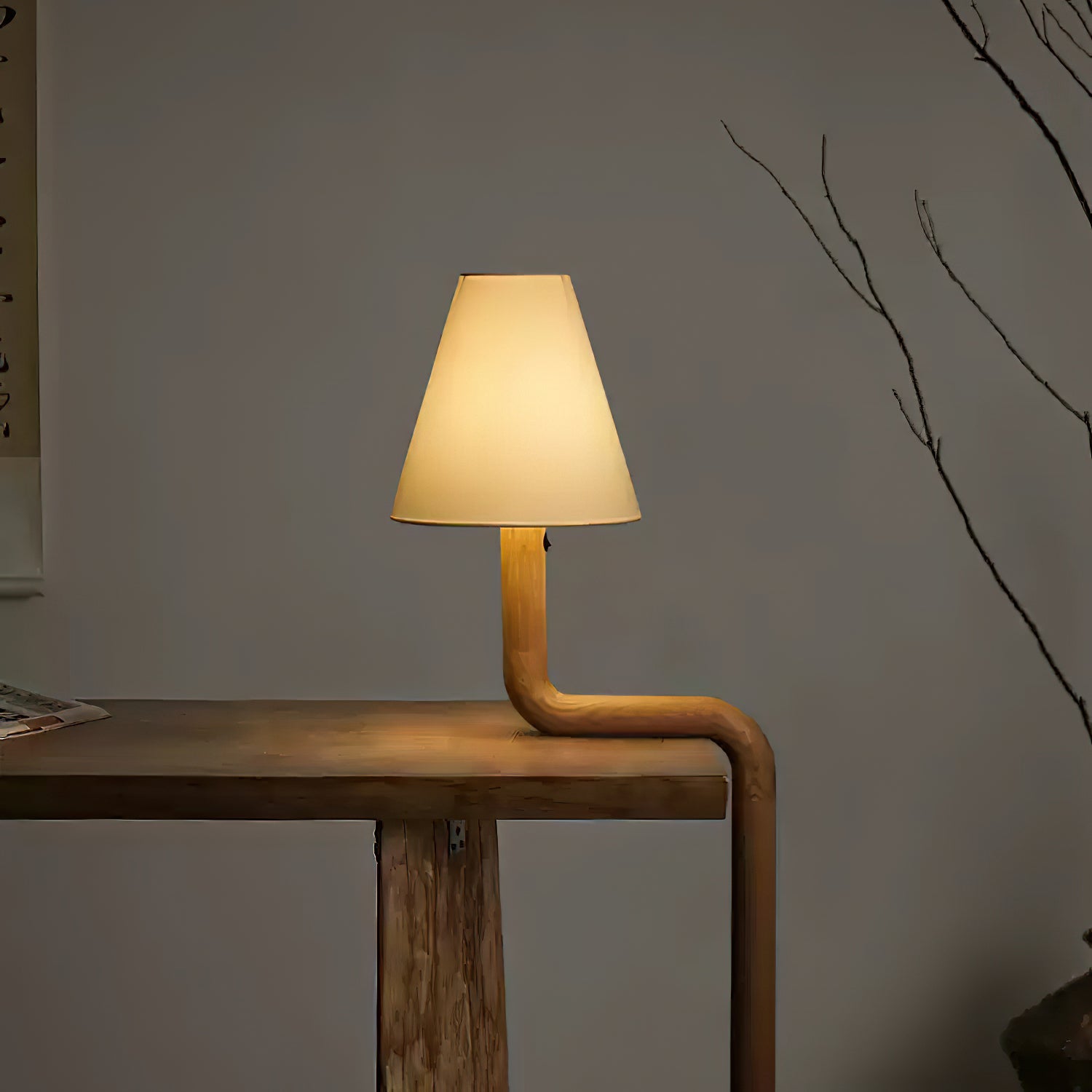 Bento Wooden Table Lamp