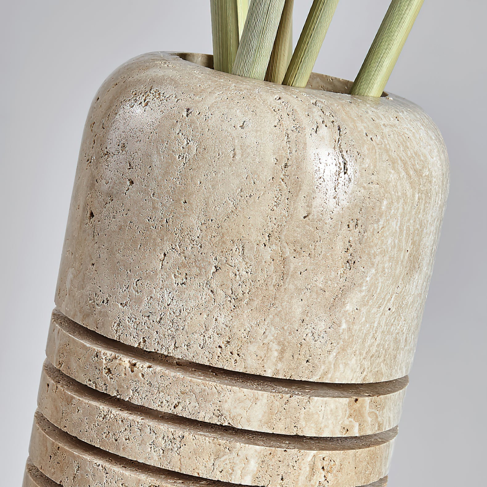Buscus Travertine Table Lamp