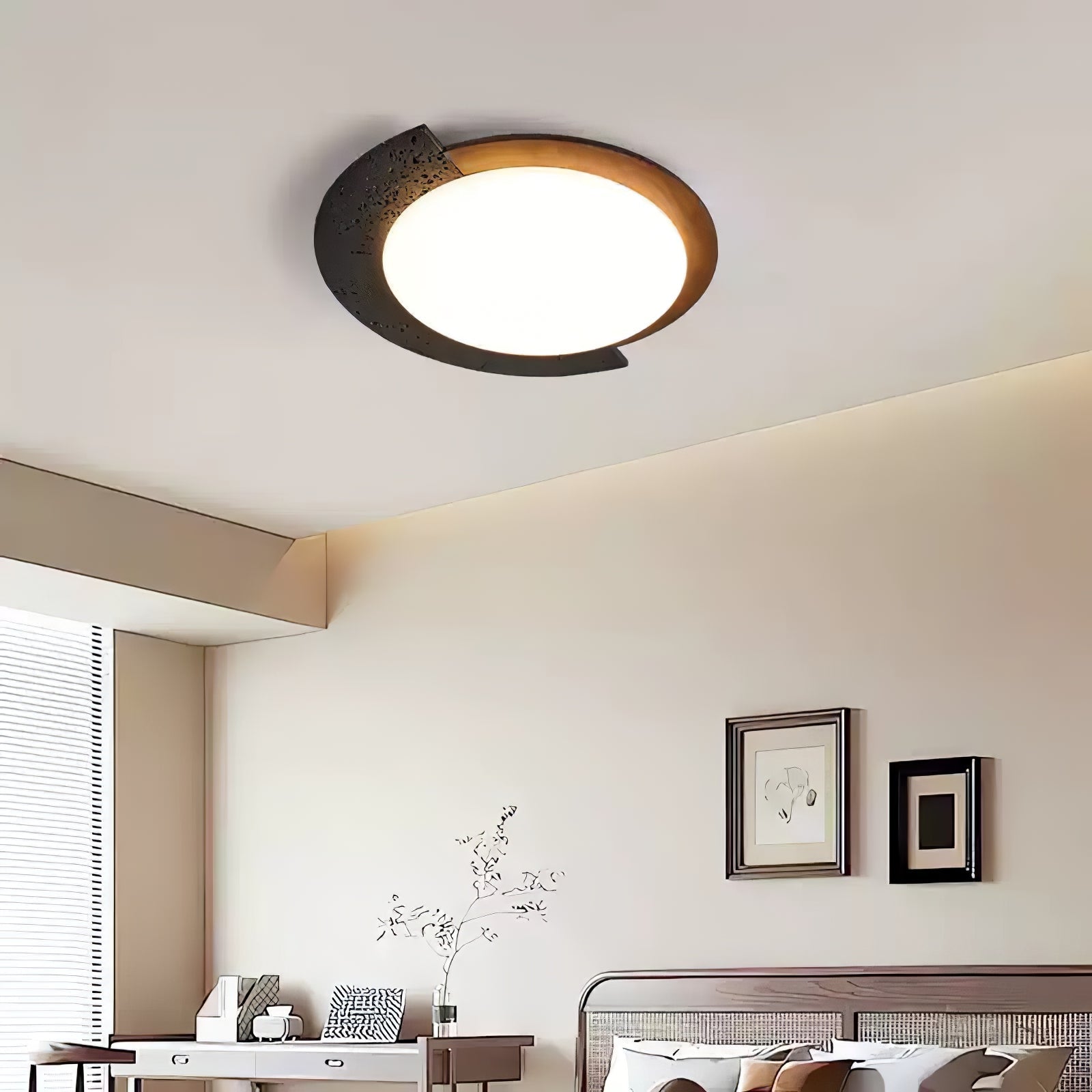 Blocesn Stone Ceiling Light